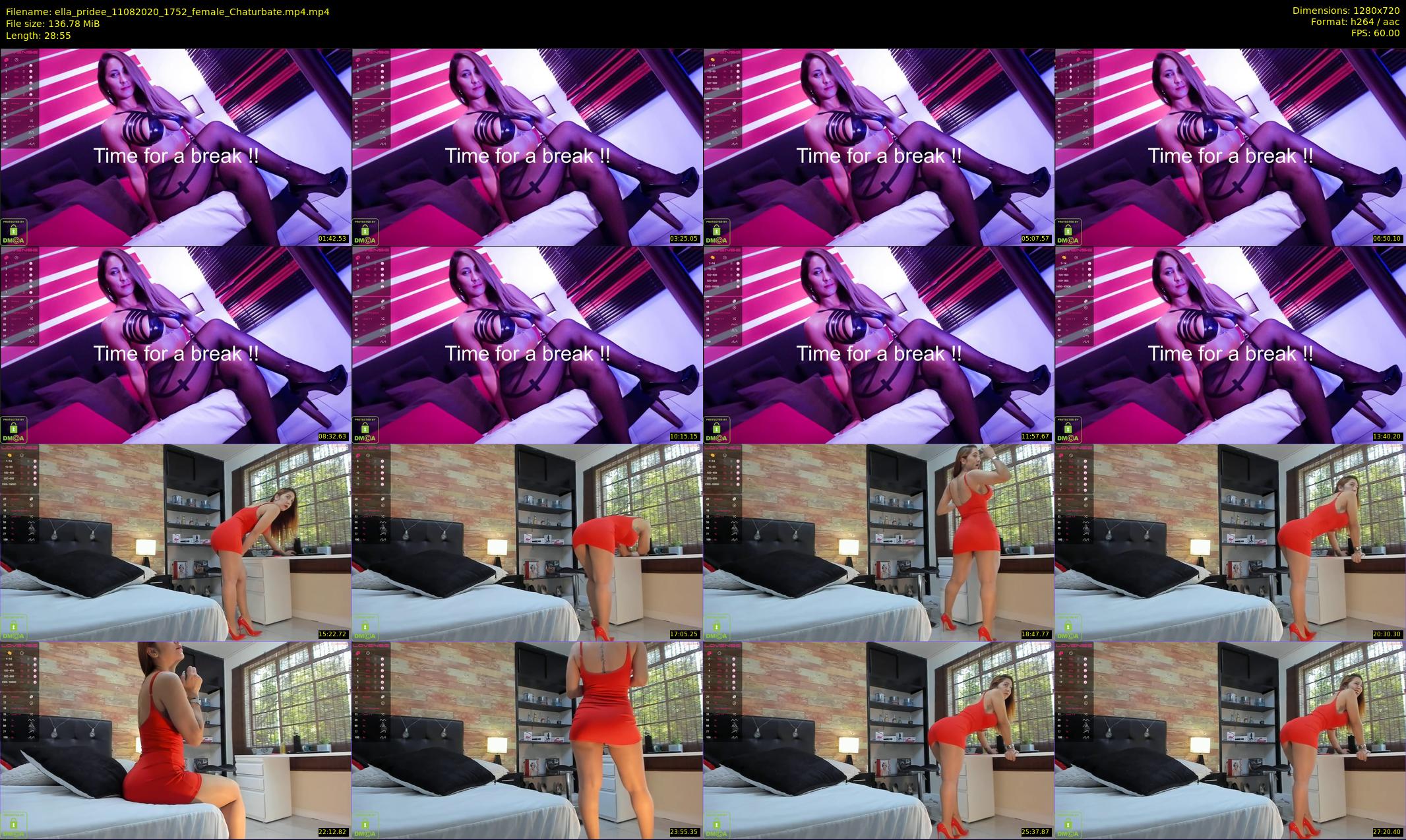 ella_pridee — 29 minute Chaturbate female cam show recording, 720p, Aug 11, 2020