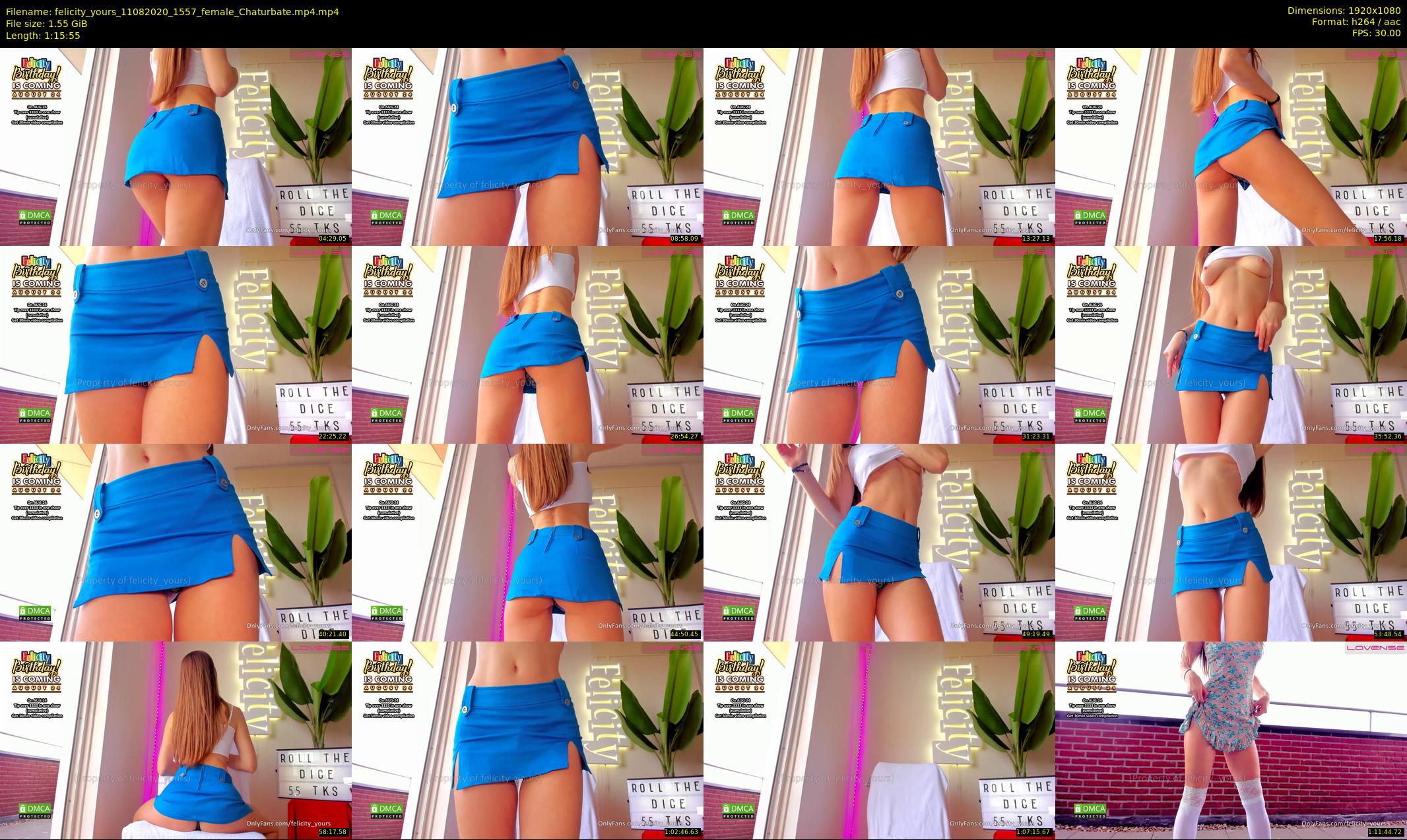 felicity_yours — 76 minute Chaturbate female cam show recording, 1080p, Aug 11, 2020