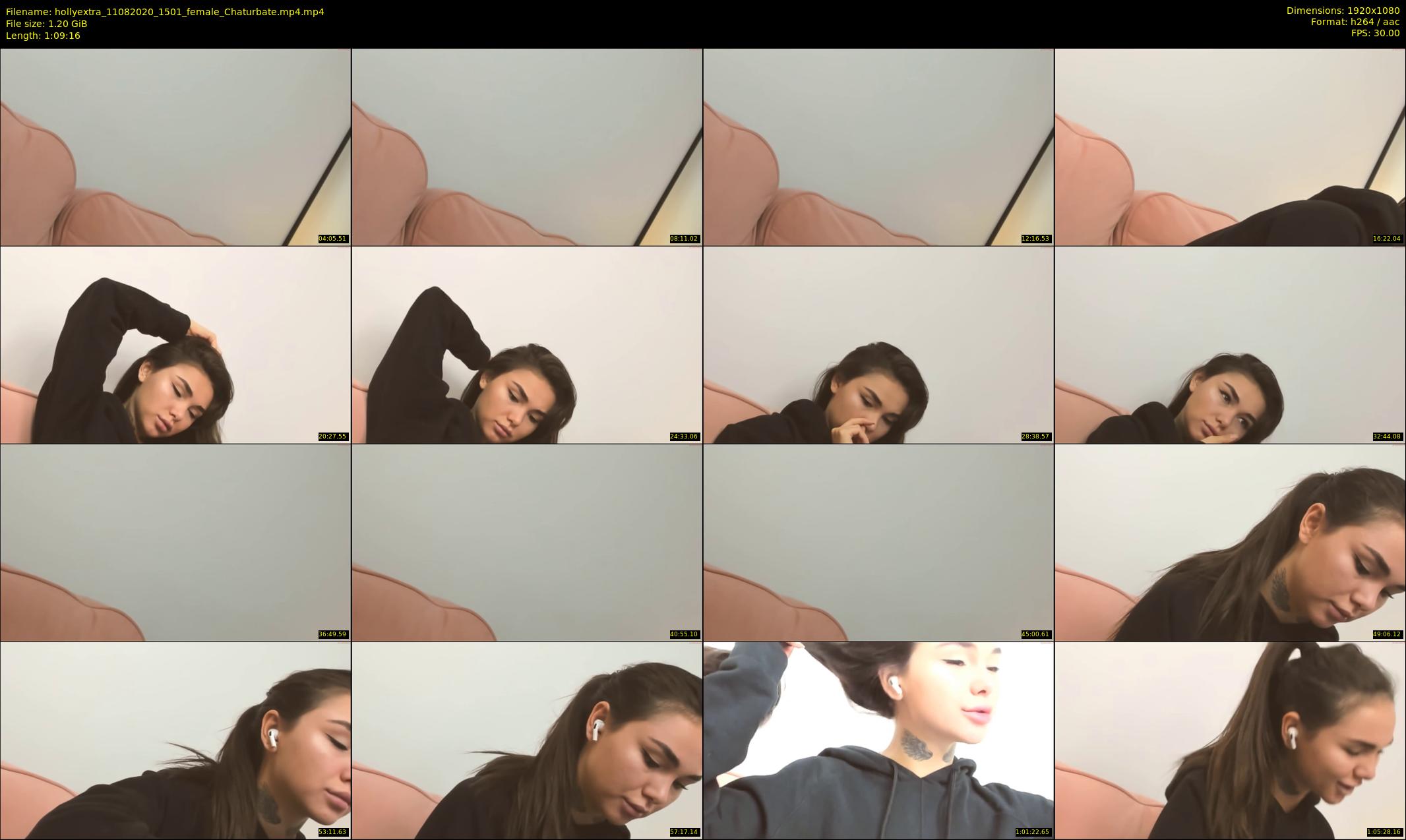 hollyextra — 70 minute Chaturbate female cam show recording, 1080p, Aug 11, 2020
