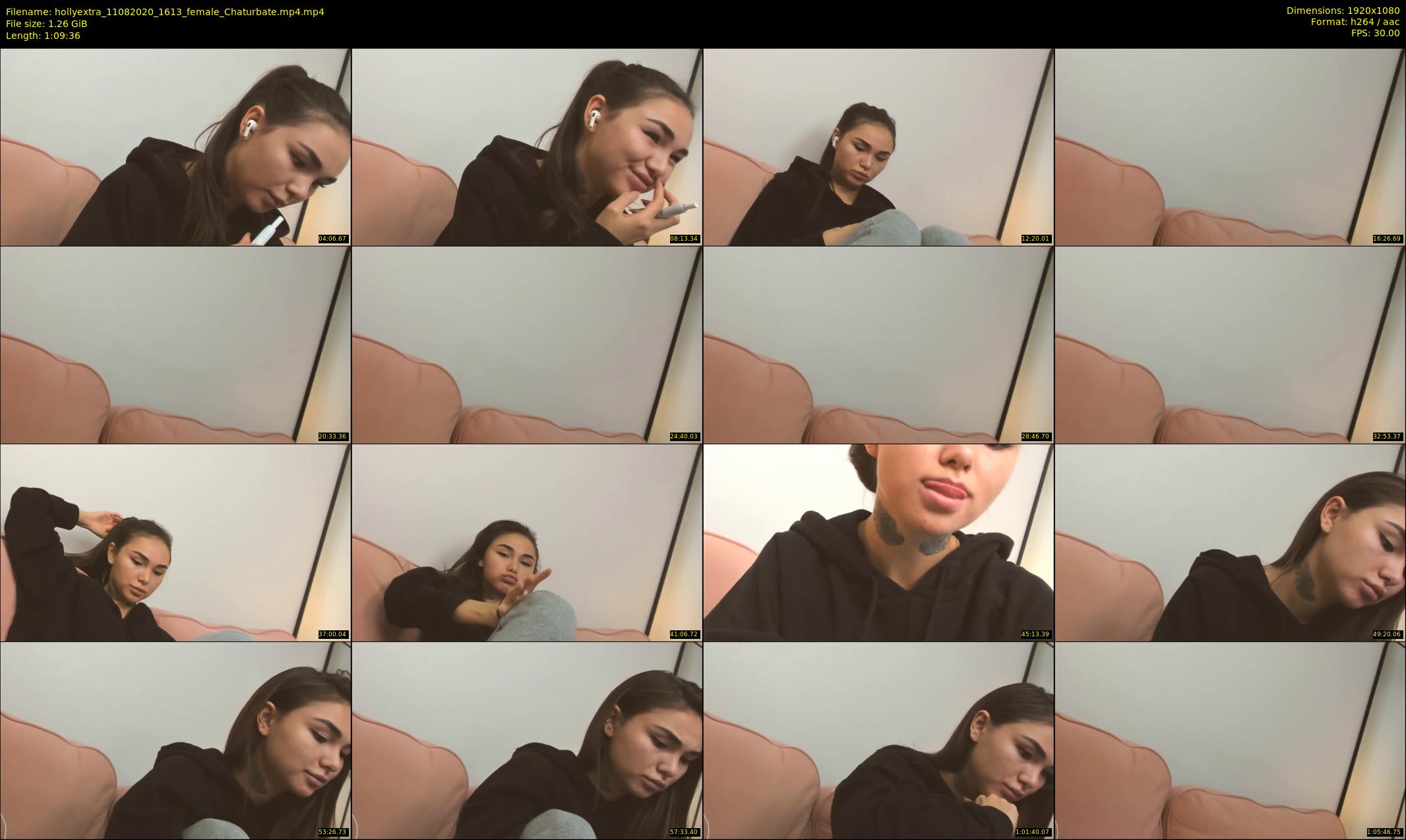 hollyextra — 70 minute Chaturbate female cam show recording, 1080p, Aug 11, 2020
