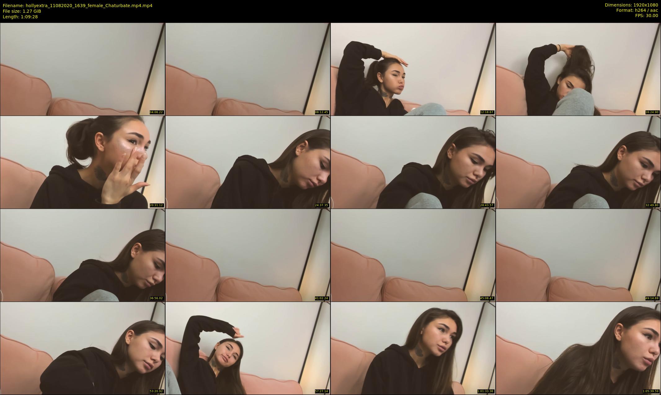 hollyextra — 70 minute Chaturbate female cam show recording, 1080p, Aug 11, 2020