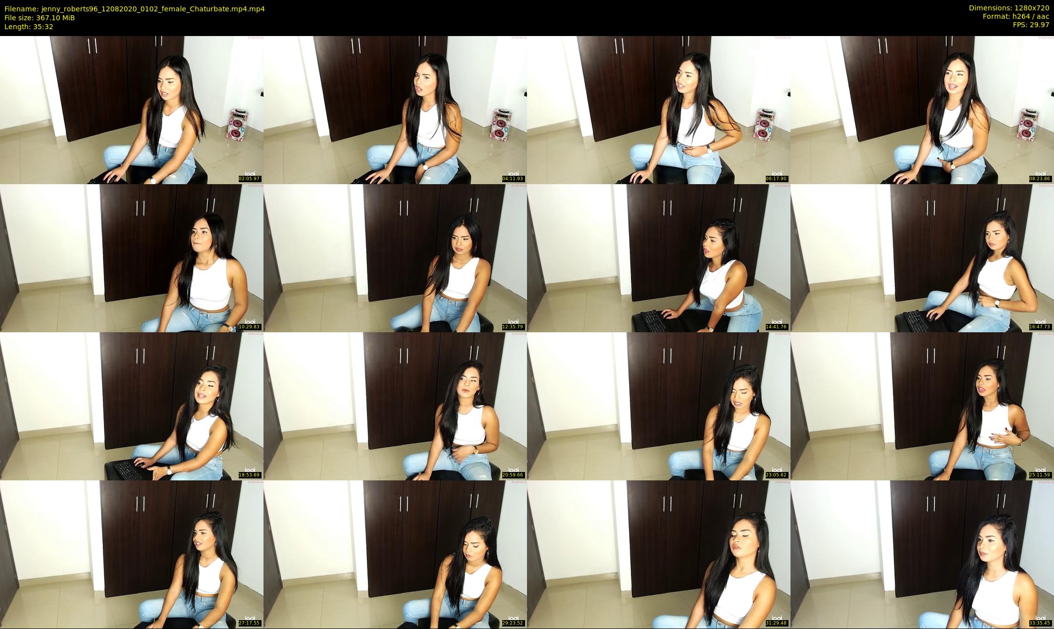 jenny_roberts96 — 36 minute Chaturbate female cam show recording, 720p, Aug 12, 2020