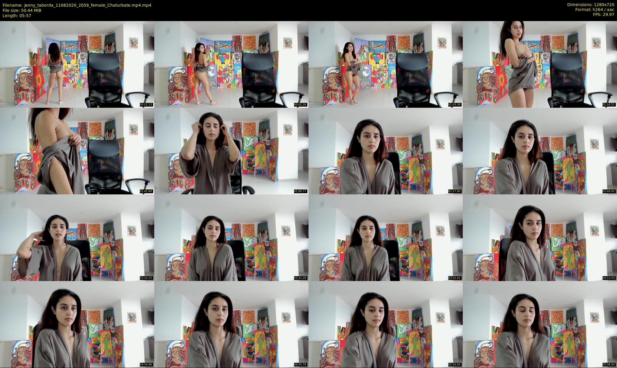 jenny_taborda — 6 minute Chaturbate female cam show recording, 720p, Aug 11, 2020