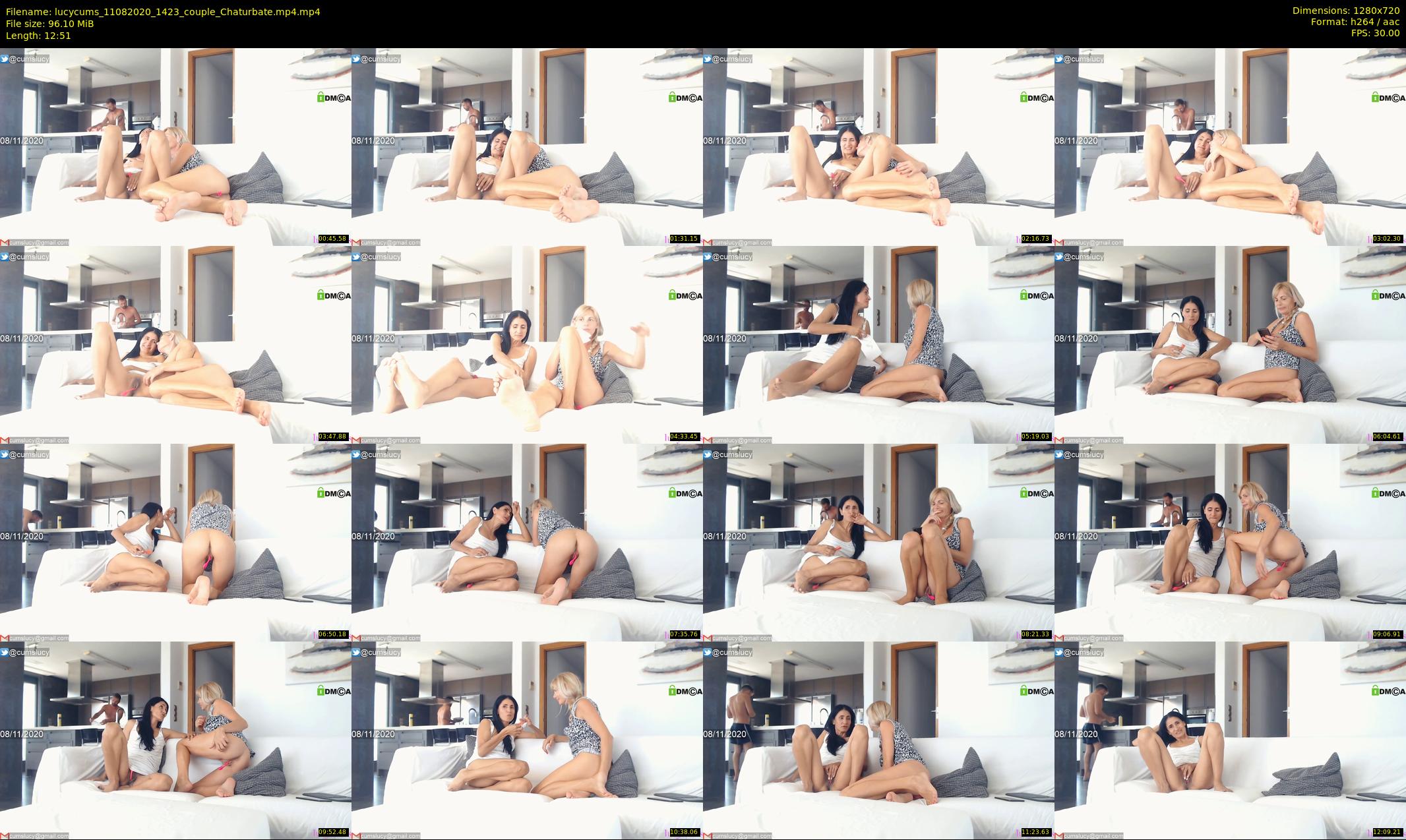 lucycums — 13 minute Chaturbate couple cam show recording, 720p, Aug 11, 2020