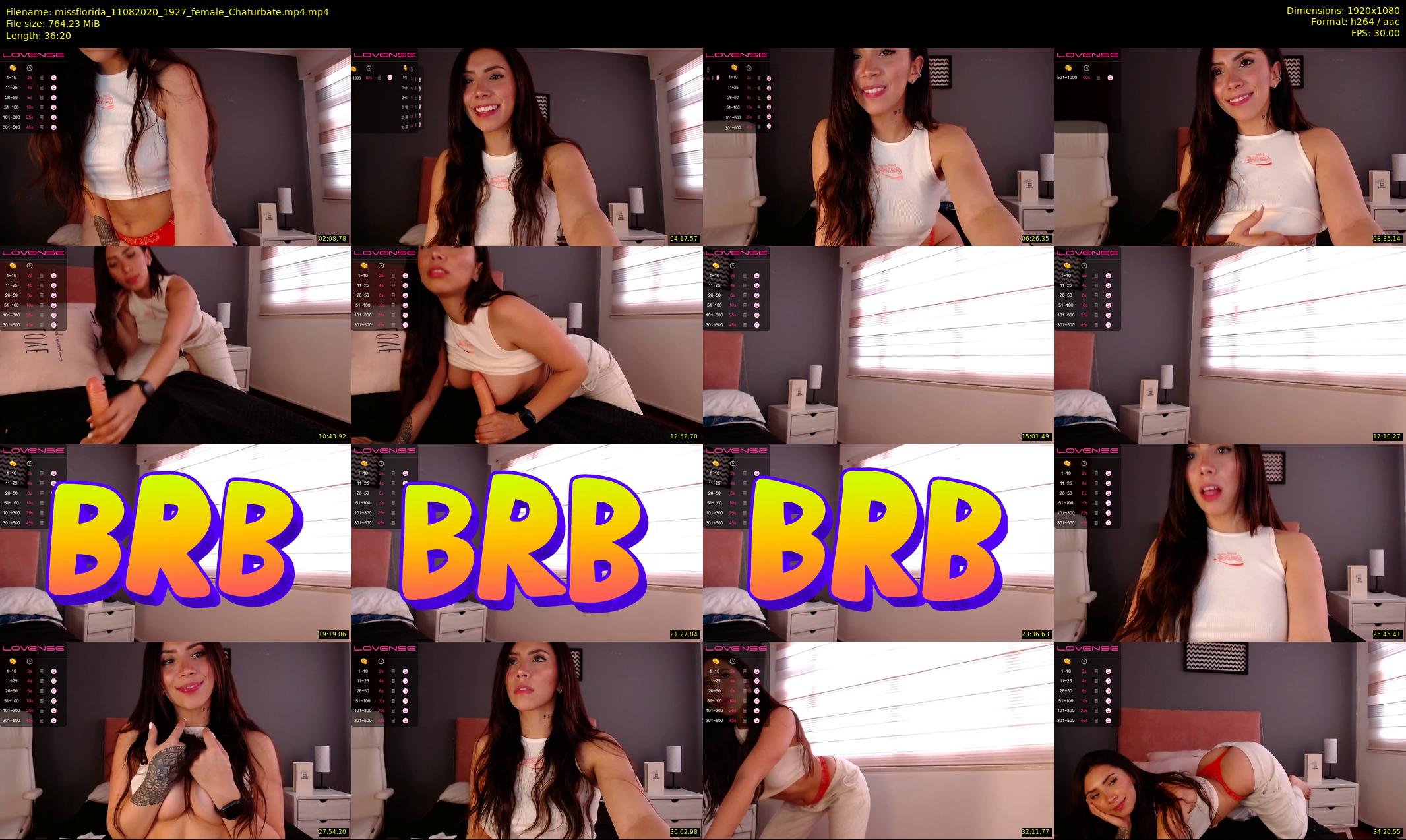 missflorida — 37 minute Chaturbate female cam show recording, 1080p, Aug 11, 2020