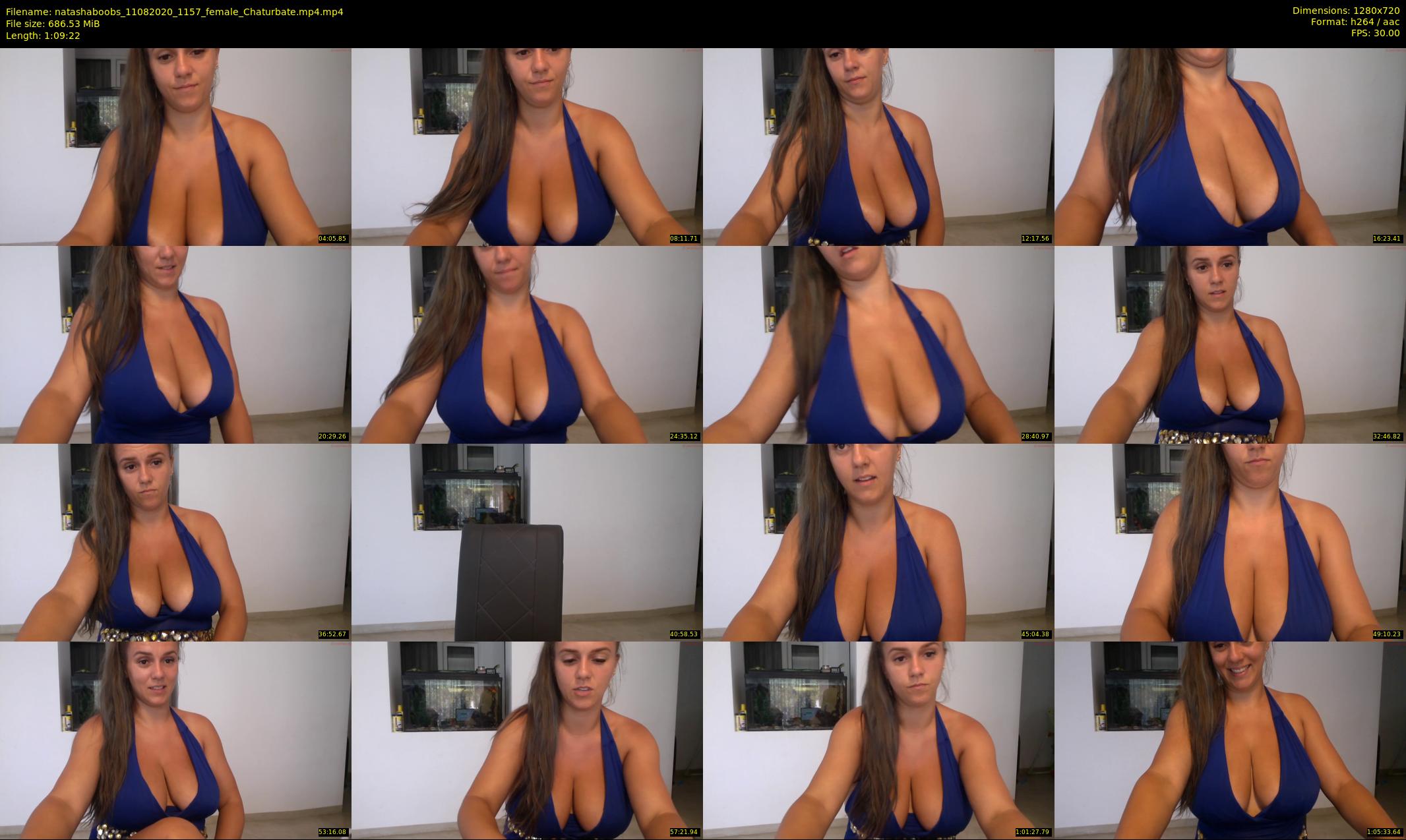 natashaboobs — 70 minute Chaturbate female cam show recording, 720p, Aug 11, 2020