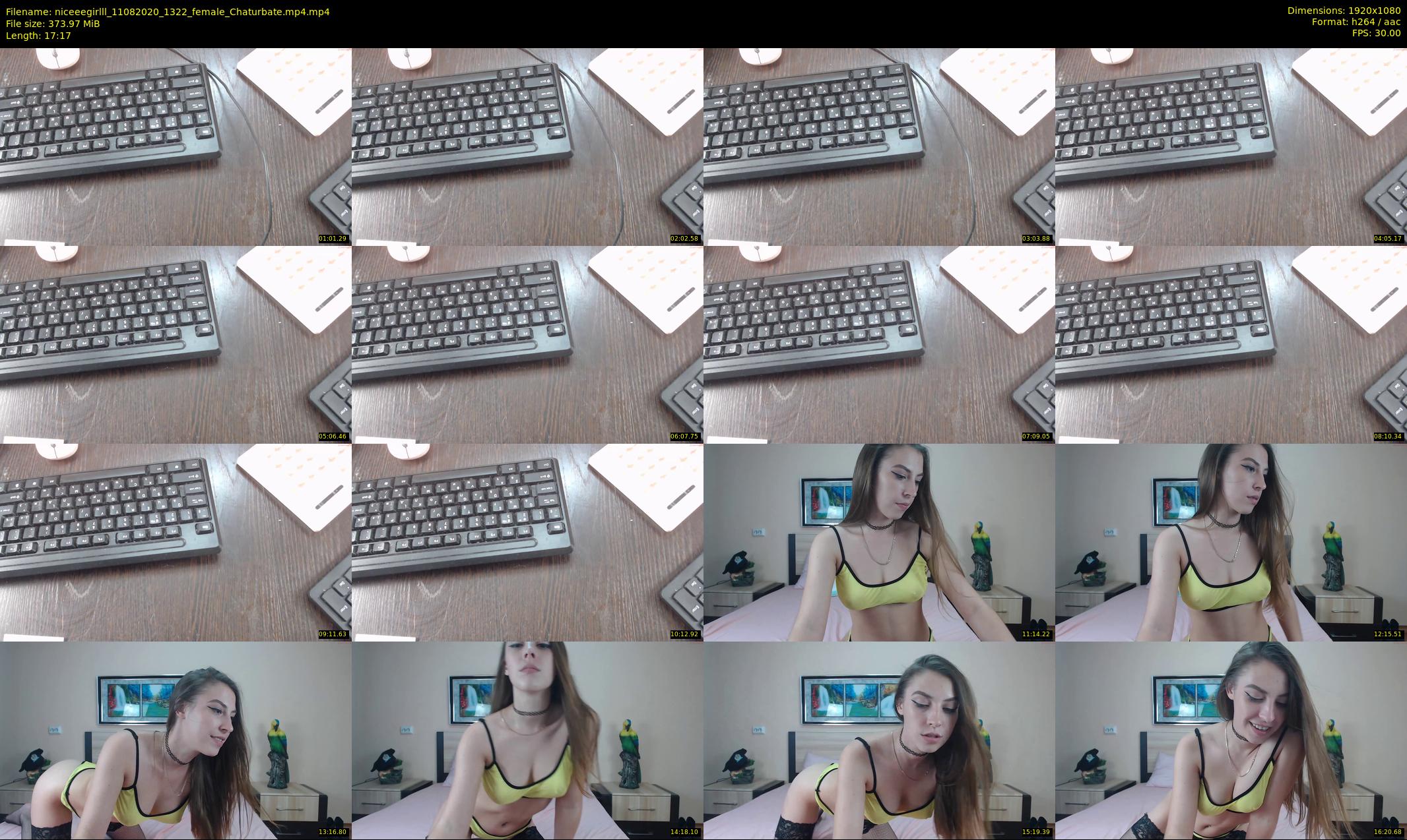 niceeegirlll — 18 minute Chaturbate couple cam show recording, 1080p, Aug 11, 2020