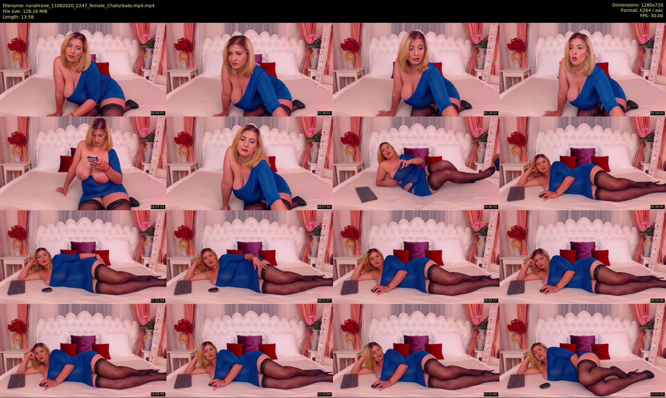 norahreve — 14 minute Chaturbate female cam show recording, 720p, Aug 11, 2020