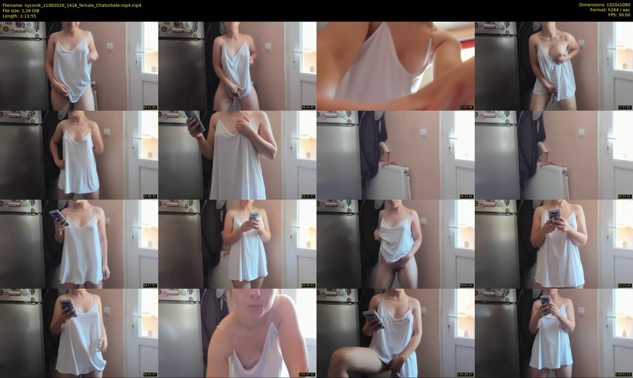 nyconik — 74 minute Chaturbate female cam show recording, 1080p, Aug 11, 2020