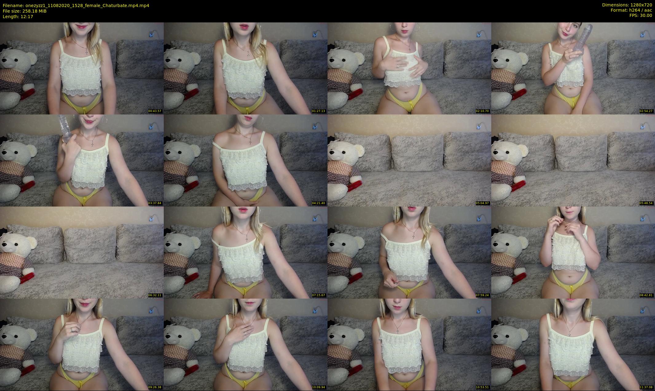 onezyzz1 — 13 minute Chaturbate couple cam show recording, 720p, Aug 11, 2020