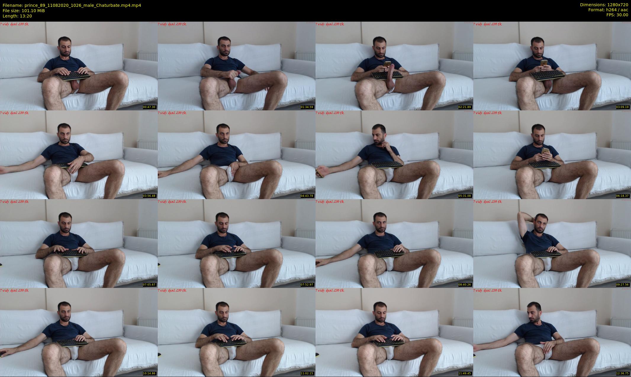 prince_89 — 14 minute Chaturbate male cam show recording, 720p, Aug 11, 2020