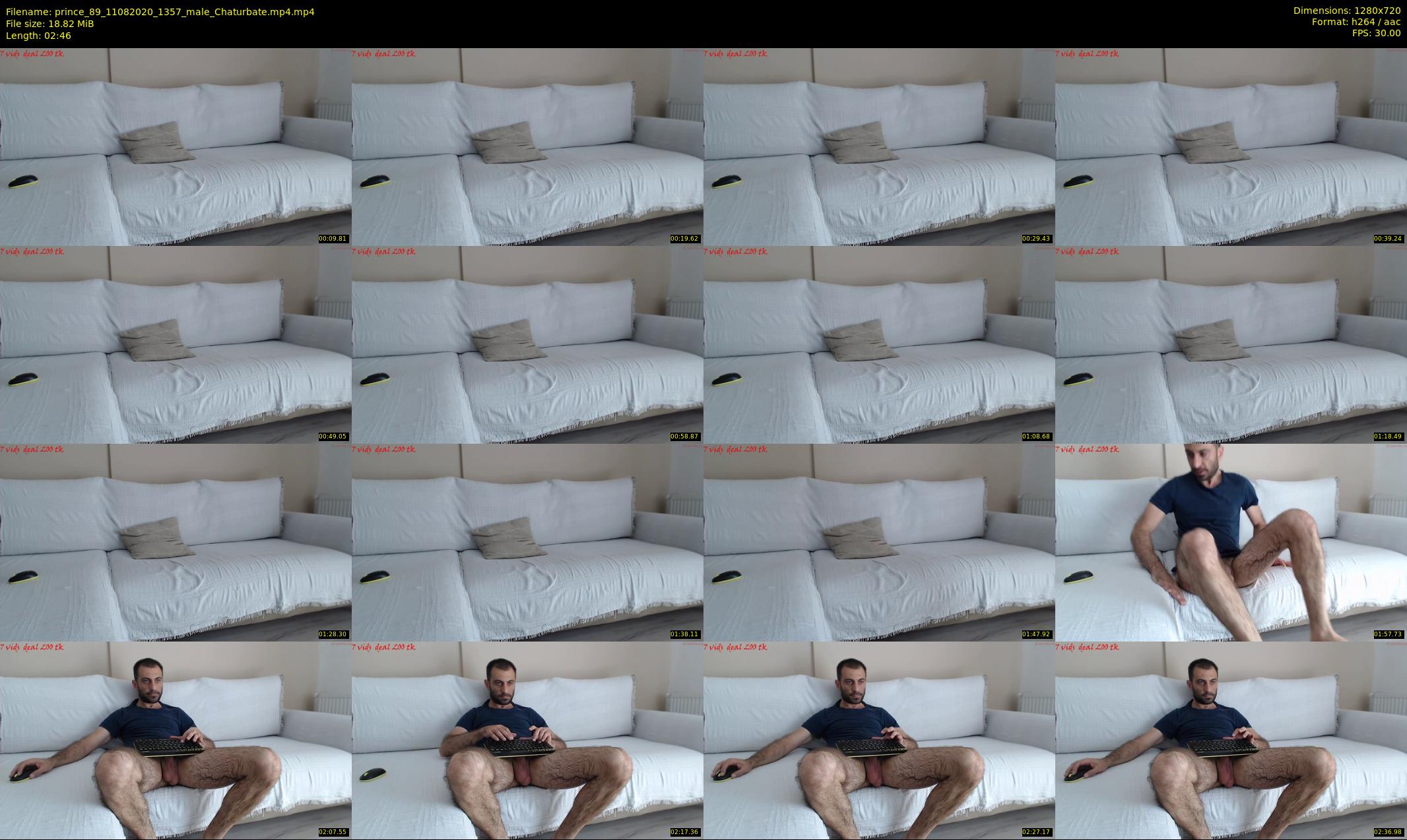 prince_89 — 3 minute Chaturbate male cam show recording, 720p, Aug 11, 2020