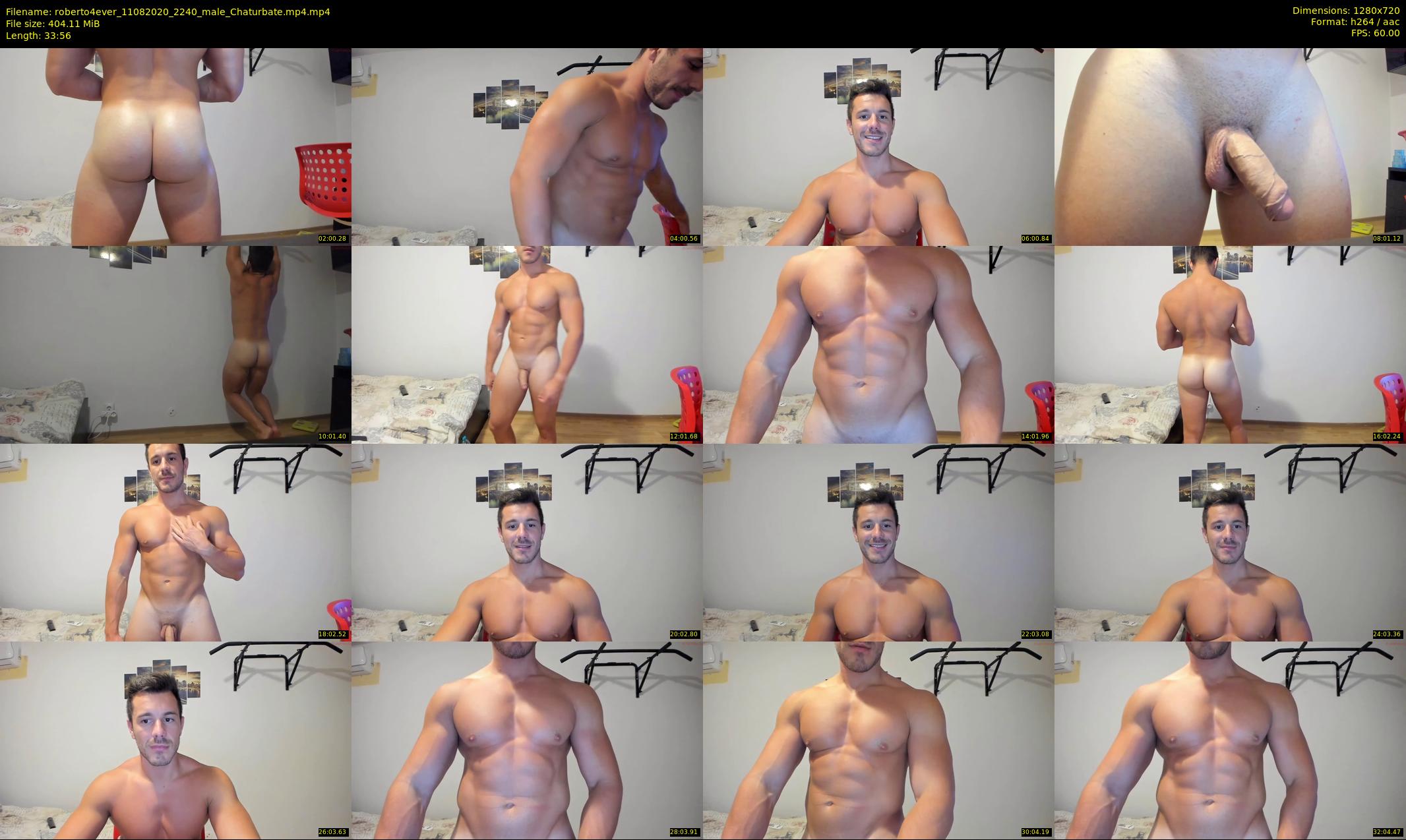 roberto4ever — 34 minute Chaturbate male cam show recording, 720p, Aug 11, 2020