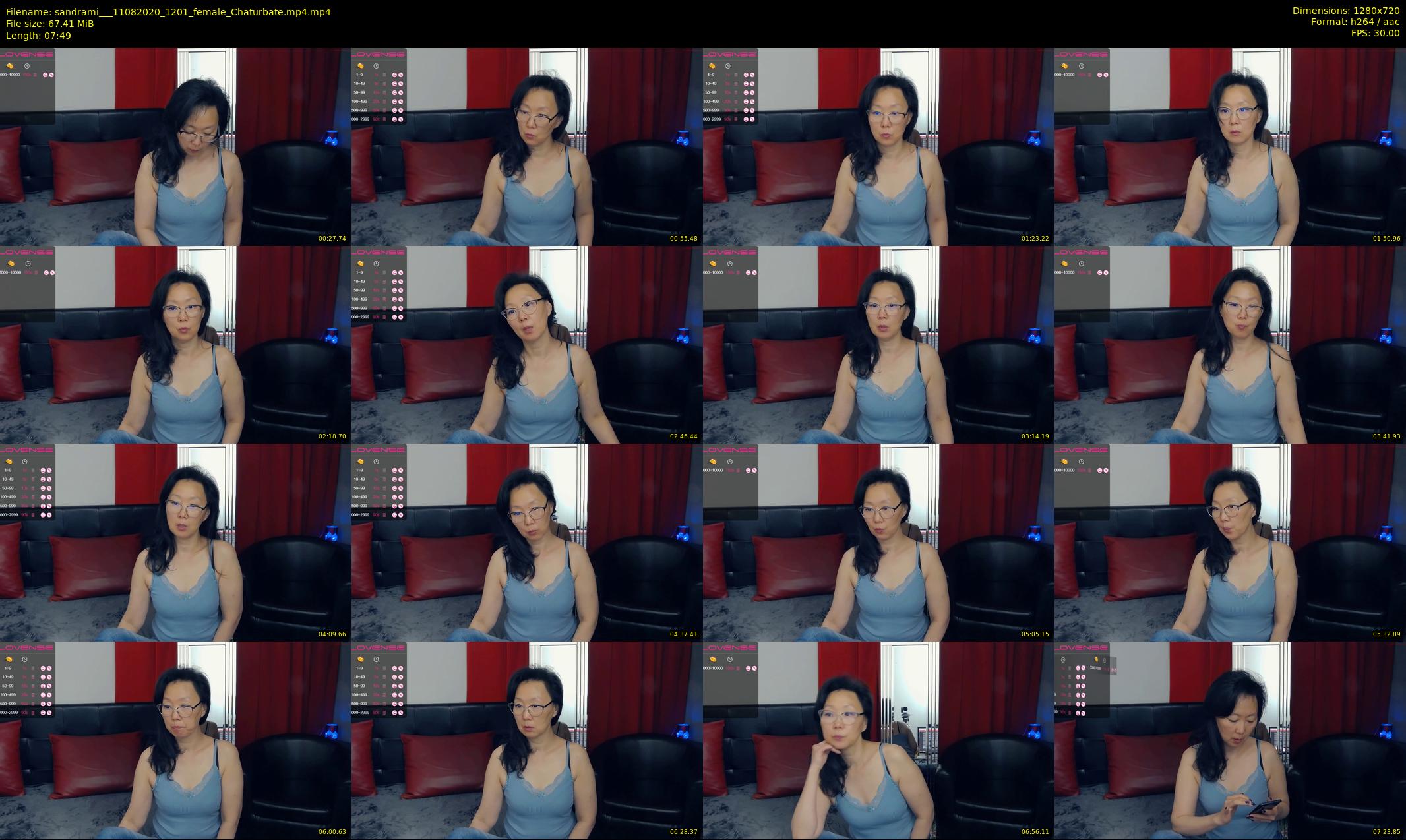 sandrami__ — 8 minute Chaturbate female cam show recording, 720p, Aug 11, 2020