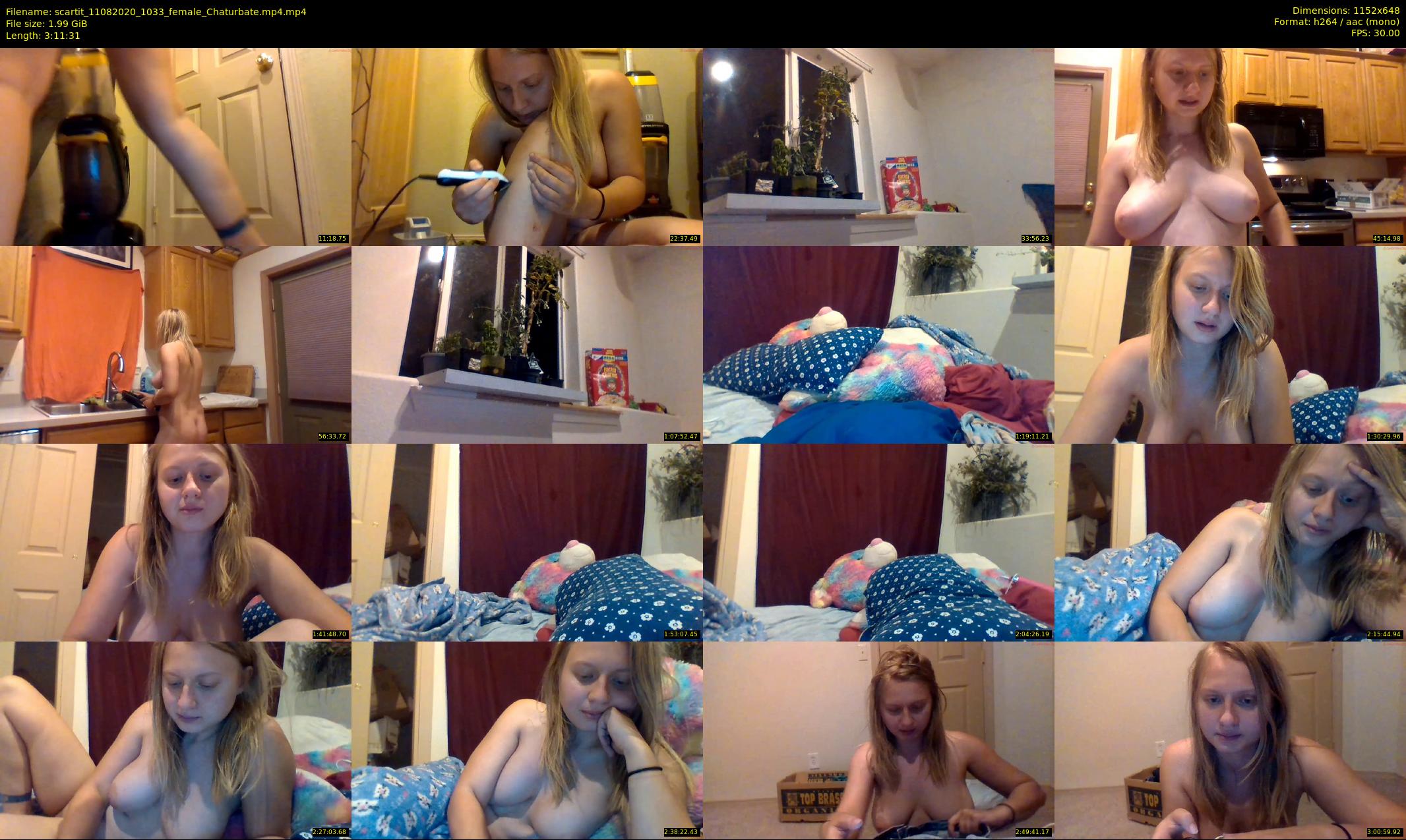 scartit — 192 minute Chaturbate female cam show recording, 480p, Aug 11, 2020