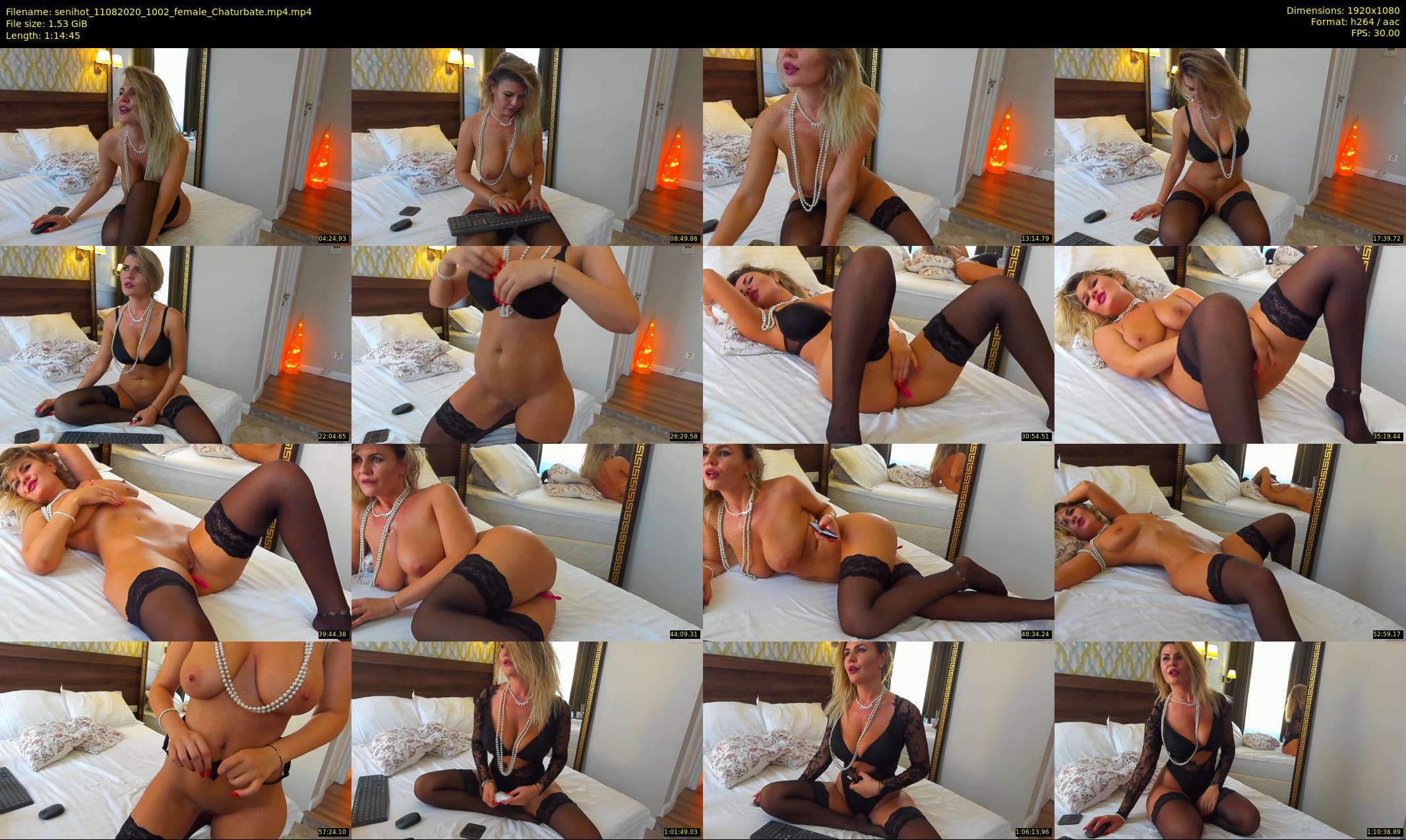 senihot — 75 minute Chaturbate female cam show recording, 1080p, Aug 11, 2020