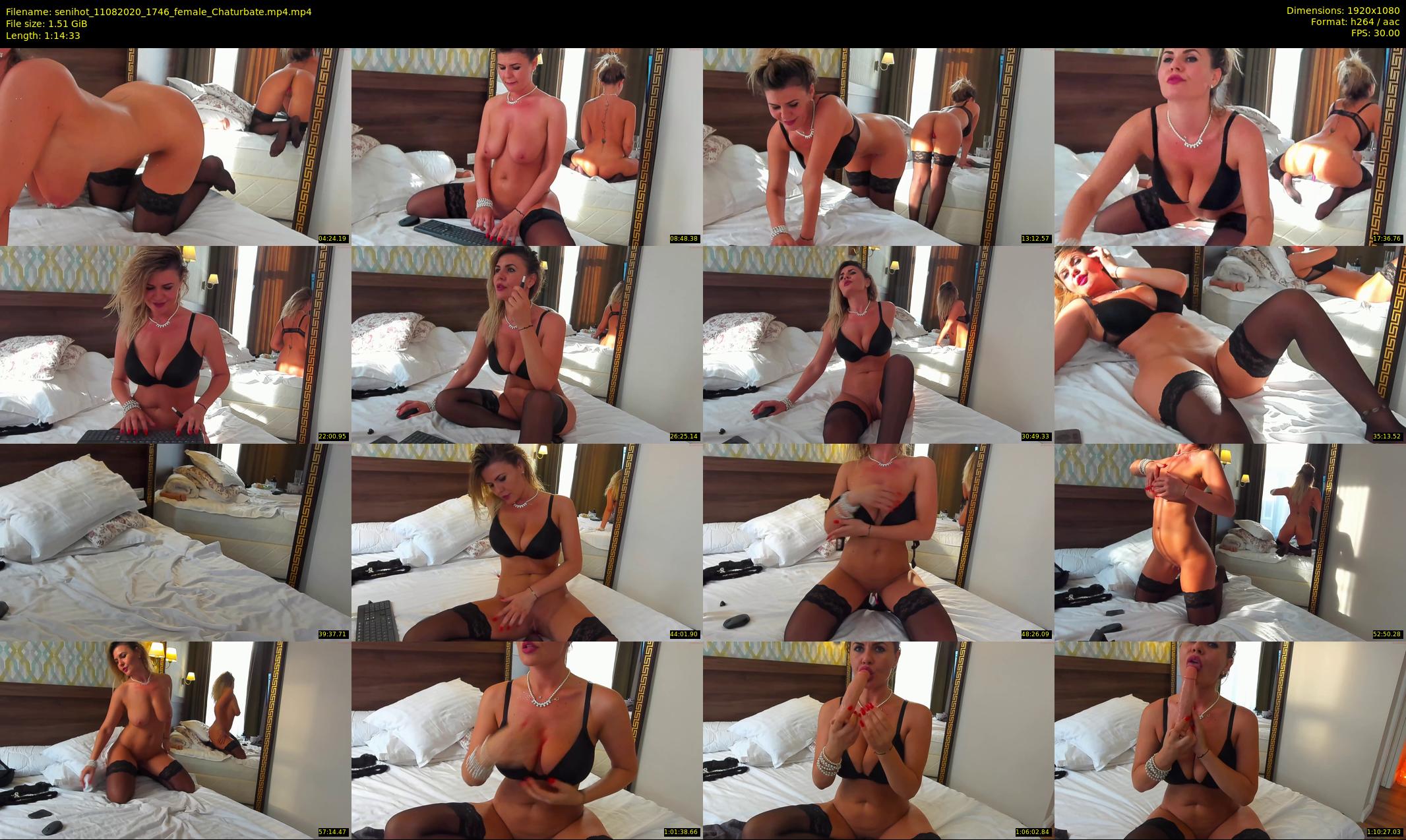 senihot — 75 minute Chaturbate female cam show recording, 1080p, Aug 11, 2020