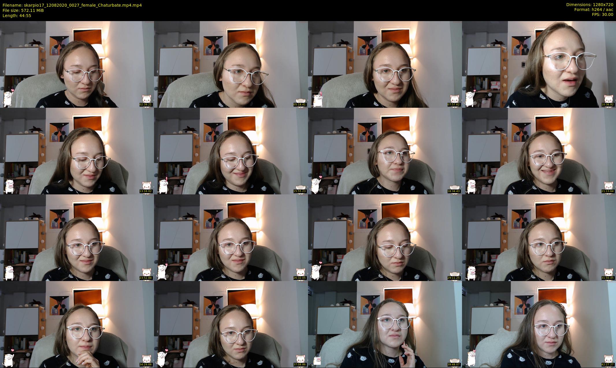 skarpio17 — 45 minute Chaturbate female cam show recording, 720p, Aug 12, 2020