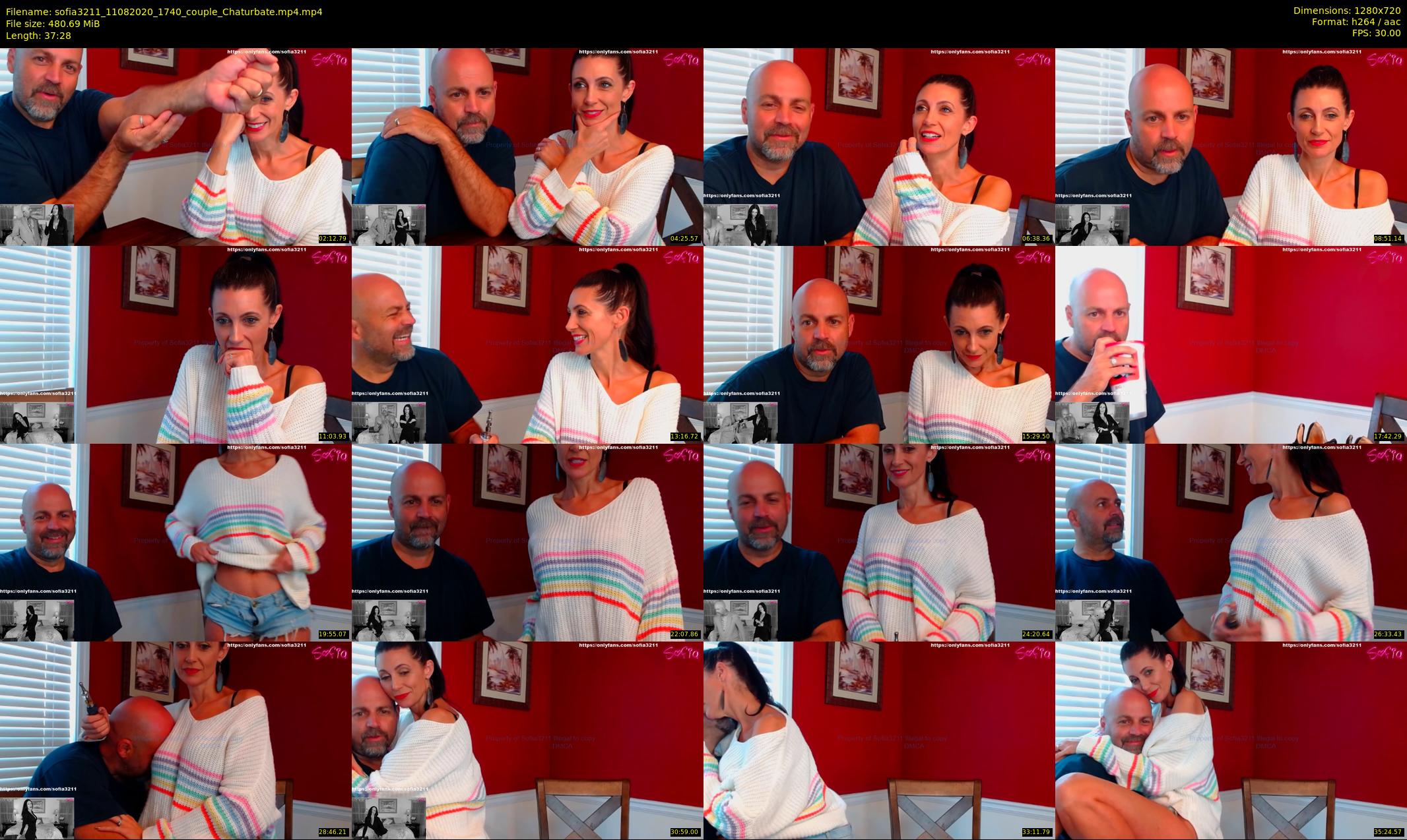 sofia3211 — 38 minute Chaturbate couple cam show recording, 720p, Aug 11, 2020