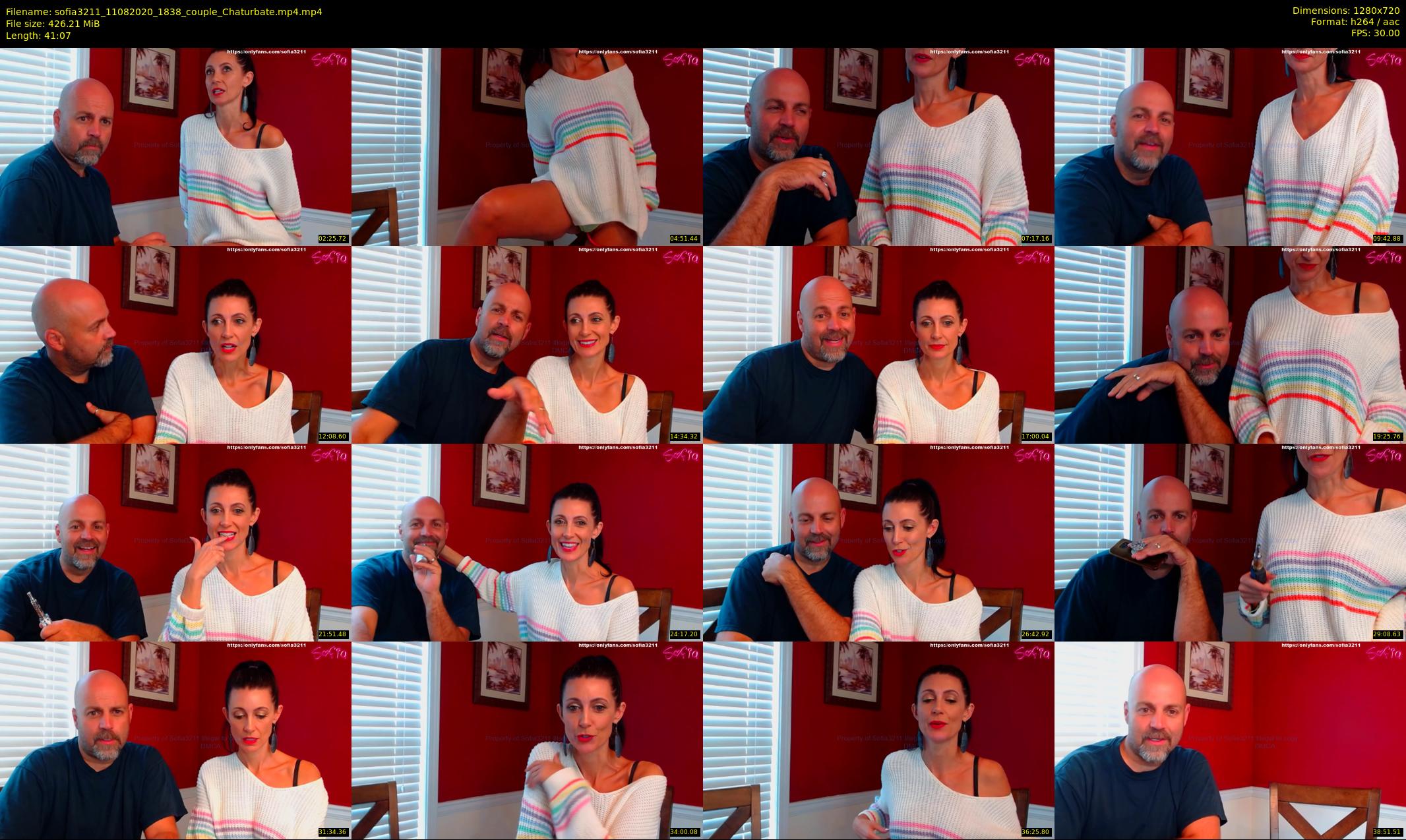 sofia3211 — 42 minute Chaturbate couple cam show recording, 720p, Aug 11, 2020