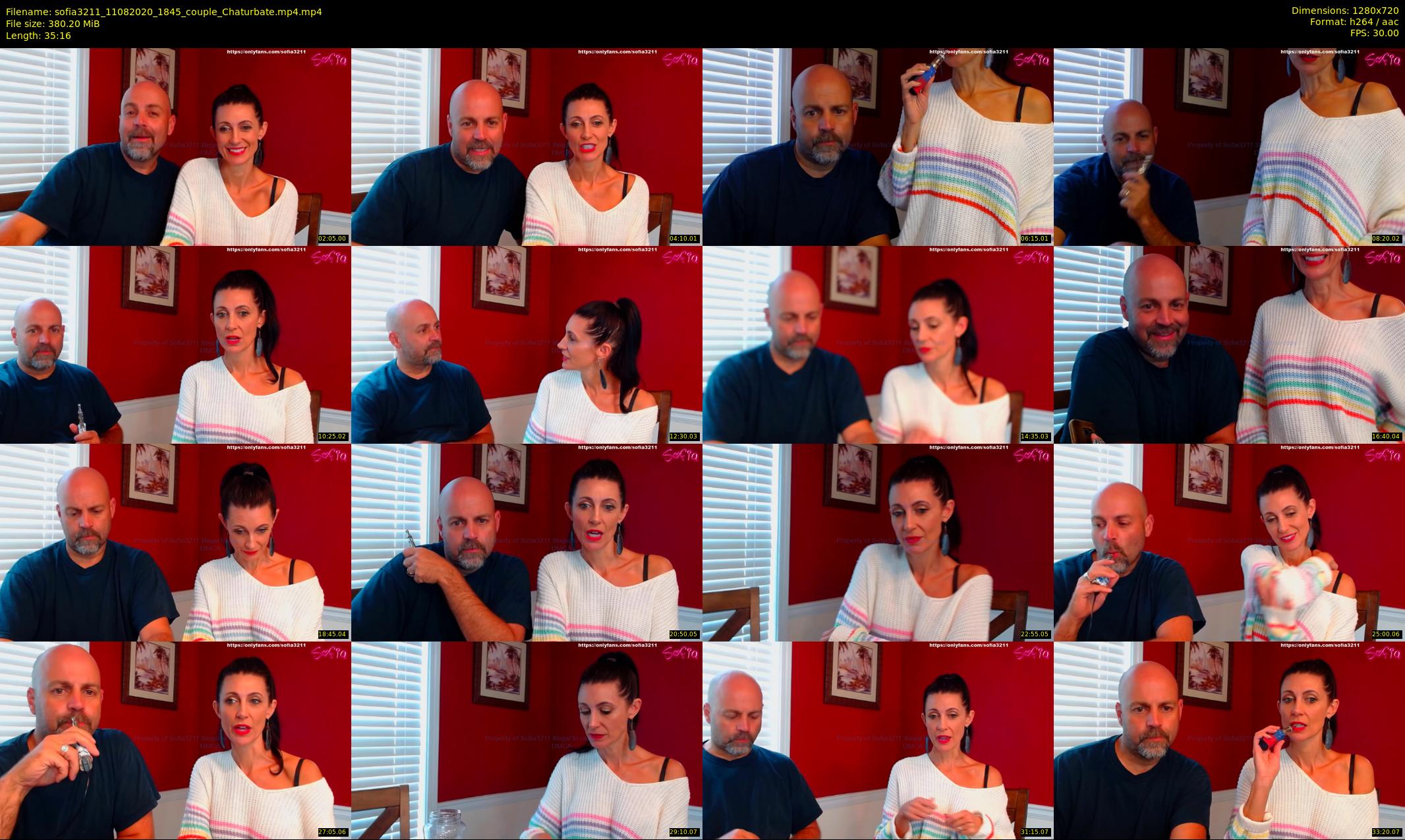 sofia3211 — 36 minute Chaturbate couple cam show recording, 720p, Aug 11, 2020