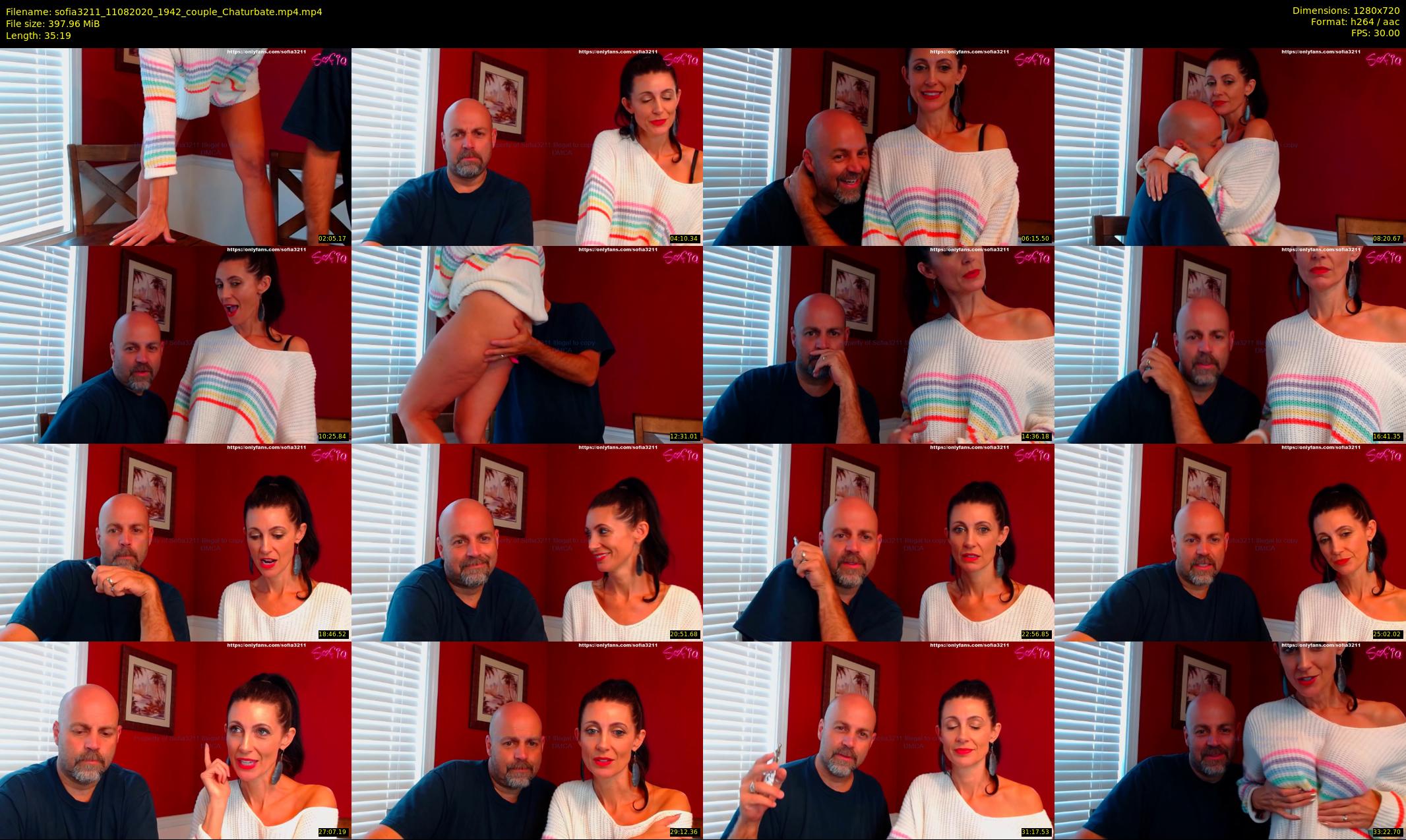 sofia3211 — 36 minute Chaturbate couple cam show recording, 720p, Aug 11, 2020