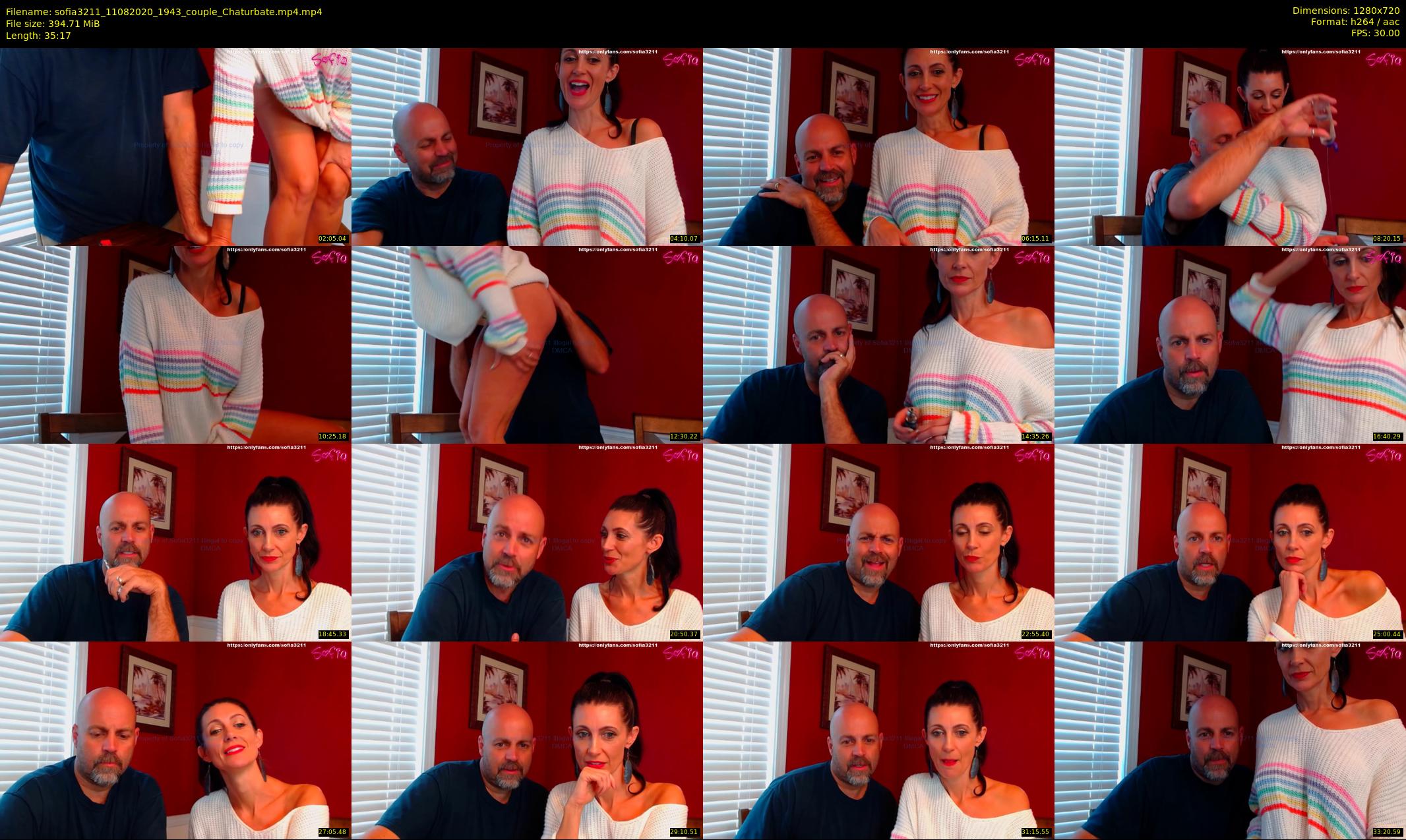 sofia3211 — 36 minute Chaturbate couple cam show recording, 720p, Aug 11, 2020