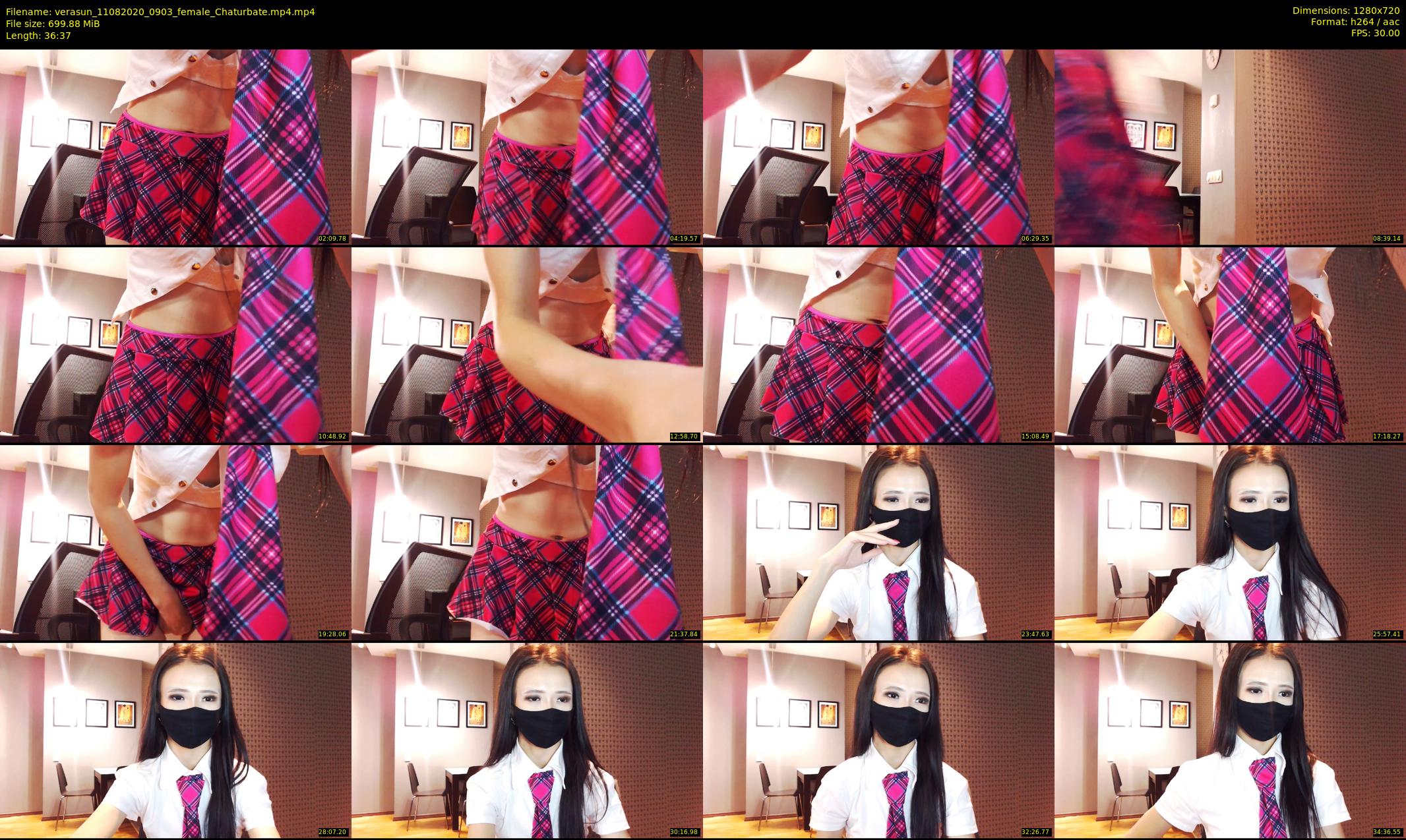 verasun — 37 minute Chaturbate female cam show recording, 720p, Aug 11, 2020