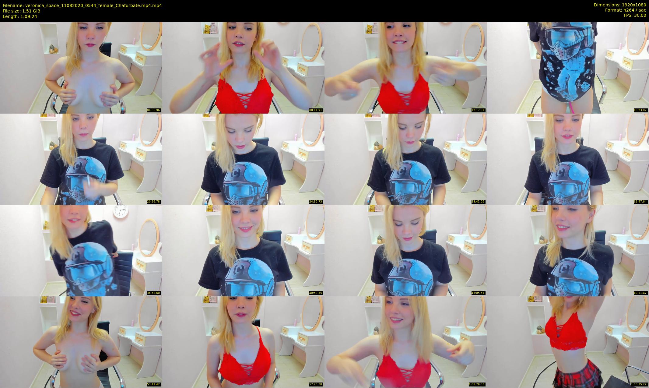 veronica_space — 70 minute Chaturbate female cam show recording, 1080p, Aug 11, 2020