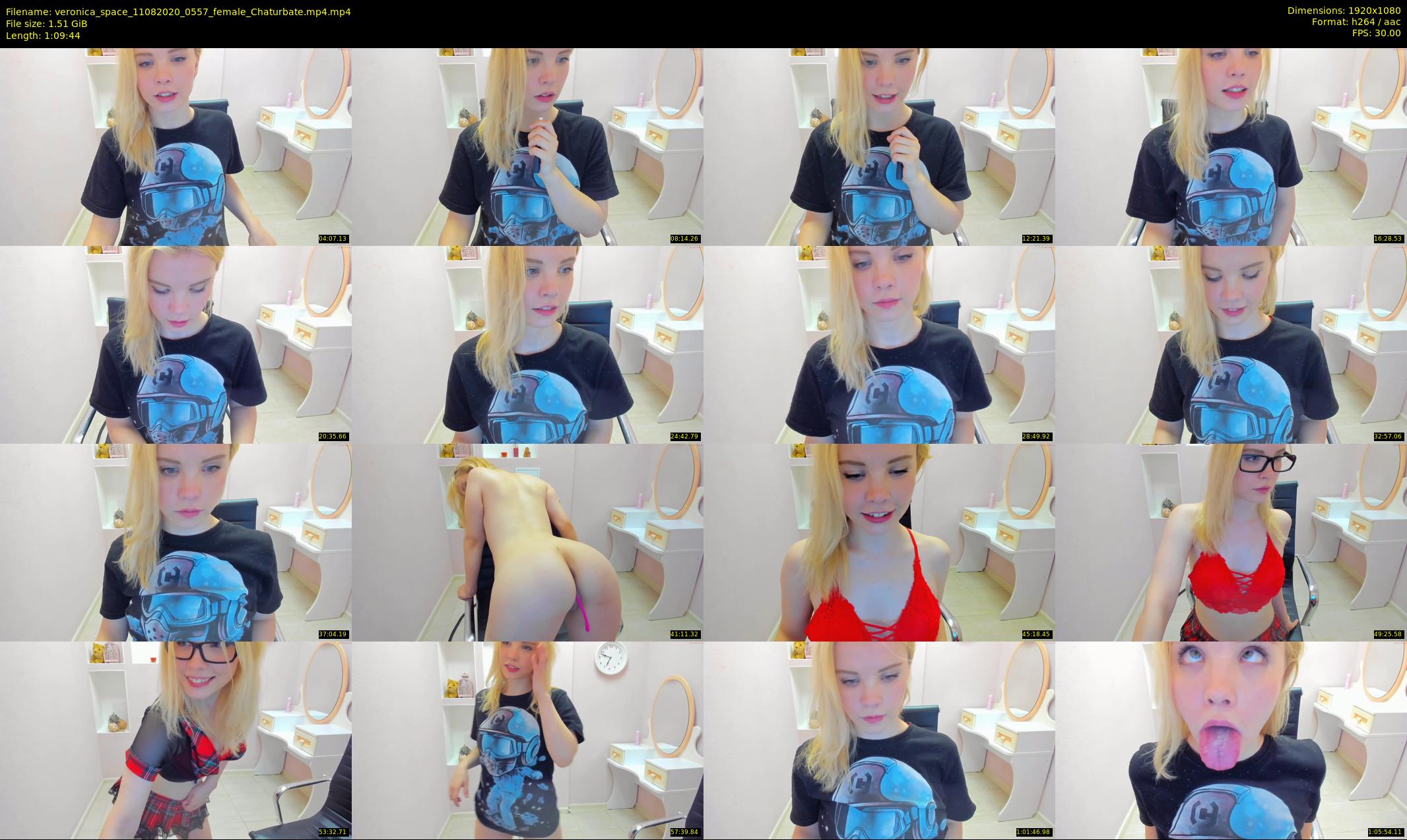 veronica_space — 70 minute Chaturbate female cam show recording, 1080p, Aug 11, 2020