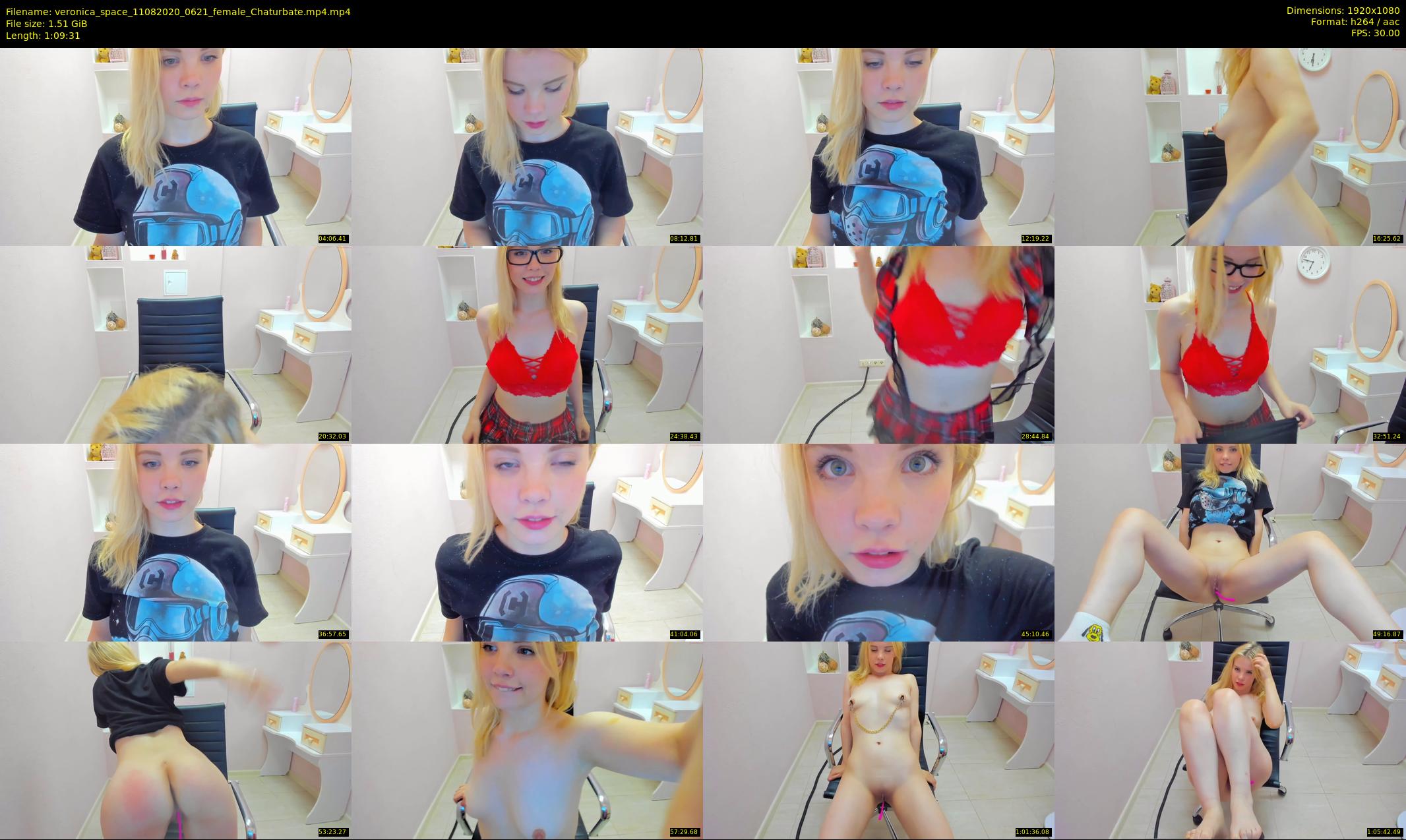 veronica_space — 70 minute Chaturbate female cam show recording, 1080p, Aug 11, 2020