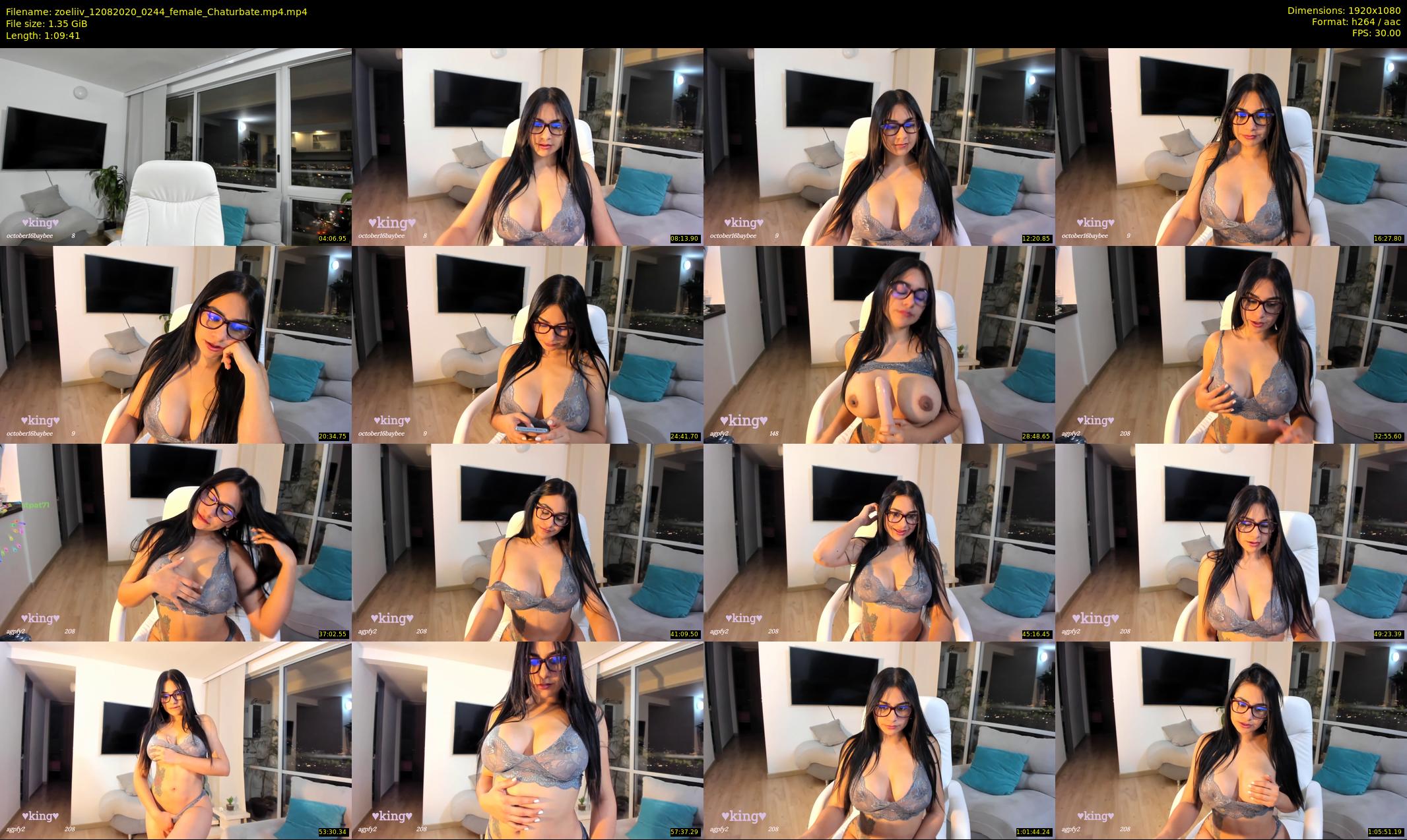 zoeliiv — 70 minute Chaturbate female cam show recording, 1080p, Aug 12, 2020