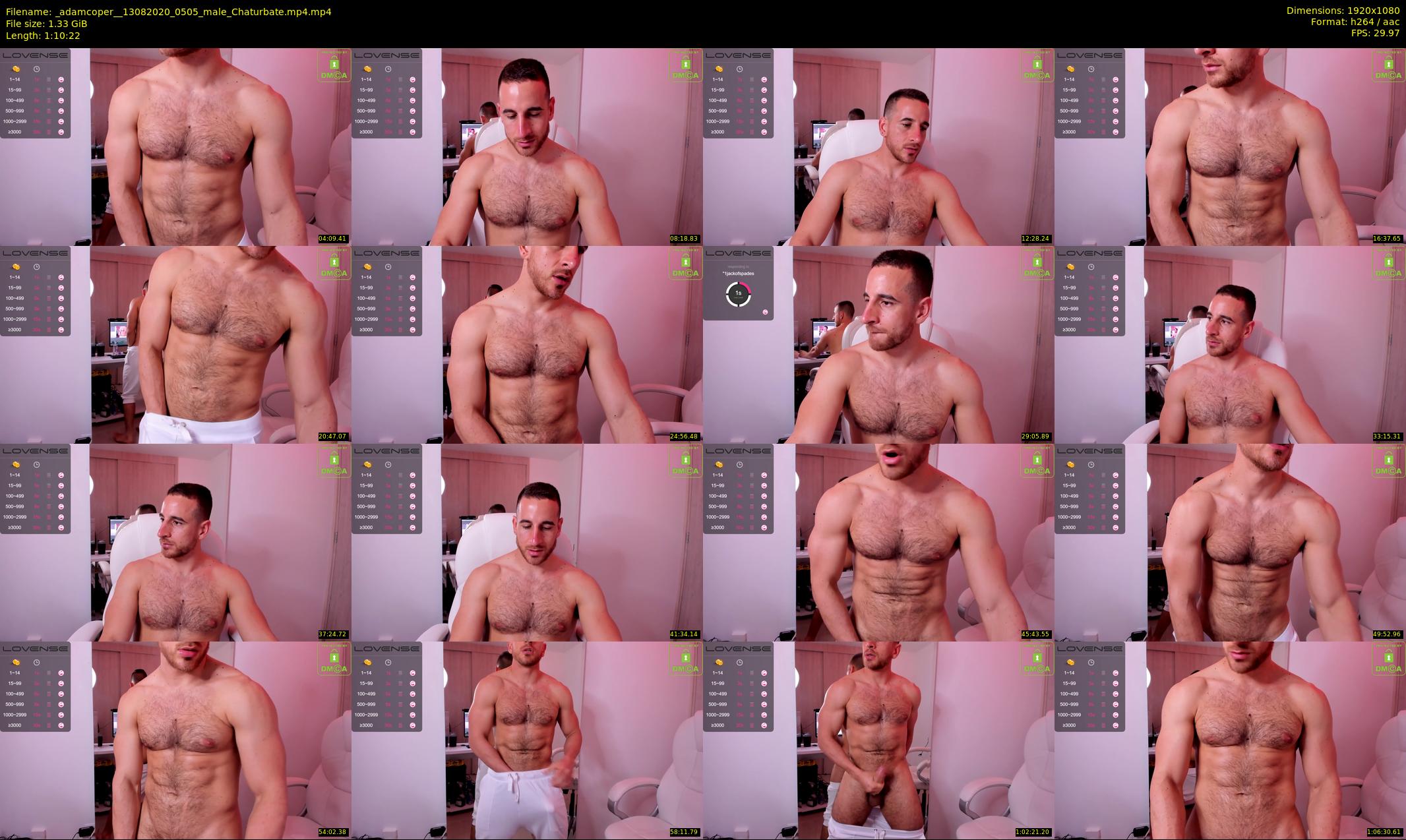 _adamcoper_ — 71 minute Chaturbate male cam show recording, 1080p, Aug 13, 2020