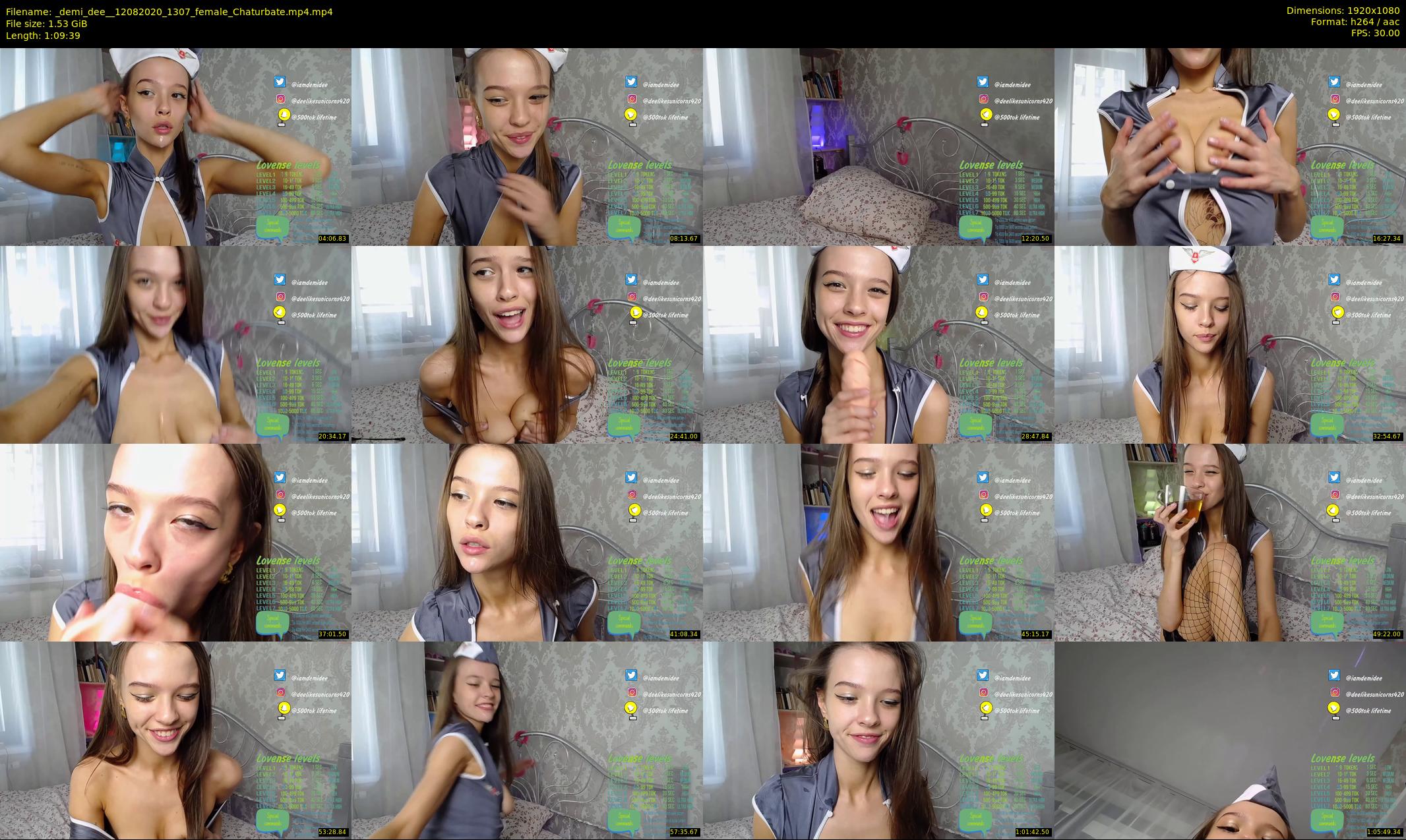 _demi_dee_ — 70 minute Chaturbate female cam show recording, 1080p, Aug 12, 2020