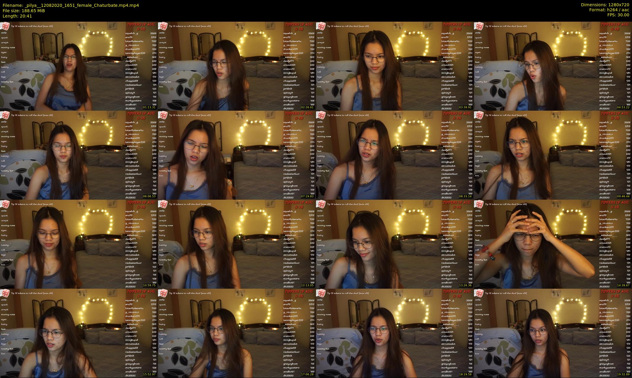 _pilya_ — 21 minute Chaturbate female cam show recording, 720p, Aug 12, 2020