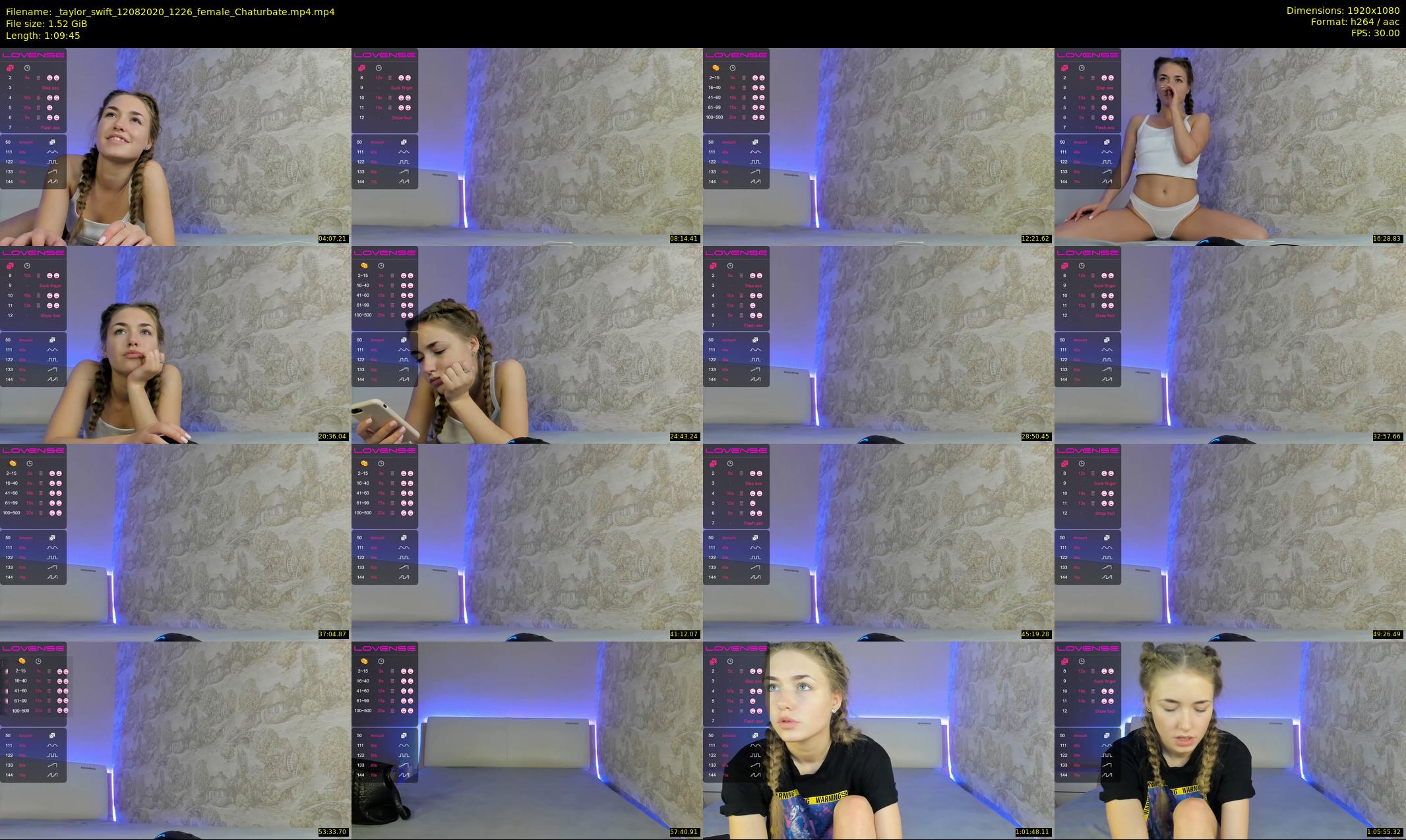 _taylor_swift — 70 minute Chaturbate female cam show recording, 1080p, Aug 12, 2020