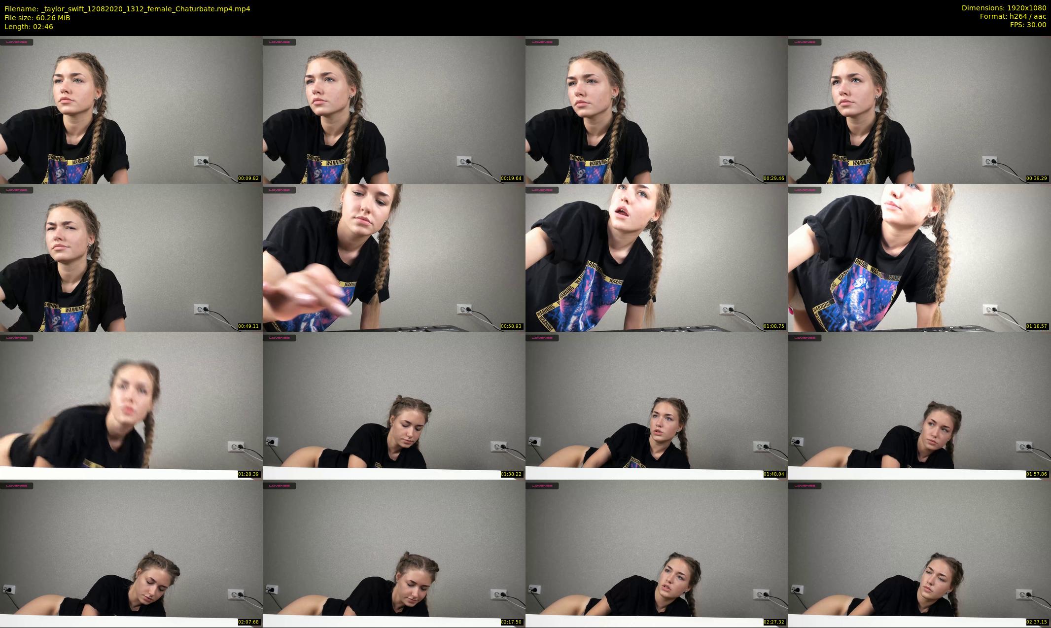 _taylor_swift — 3 minute Chaturbate female cam show recording, 1080p, Aug 12, 2020