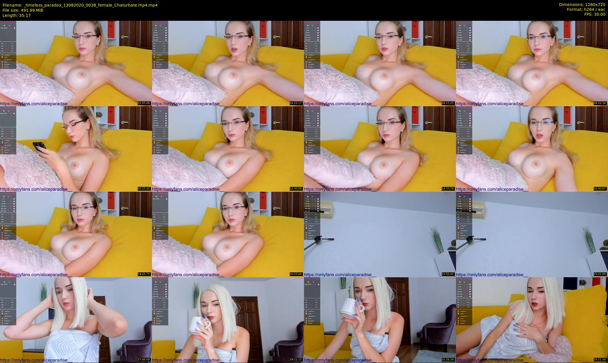 _timeless_paradox — 36 minute Chaturbate female cam show recording, 720p, Aug 13, 2020