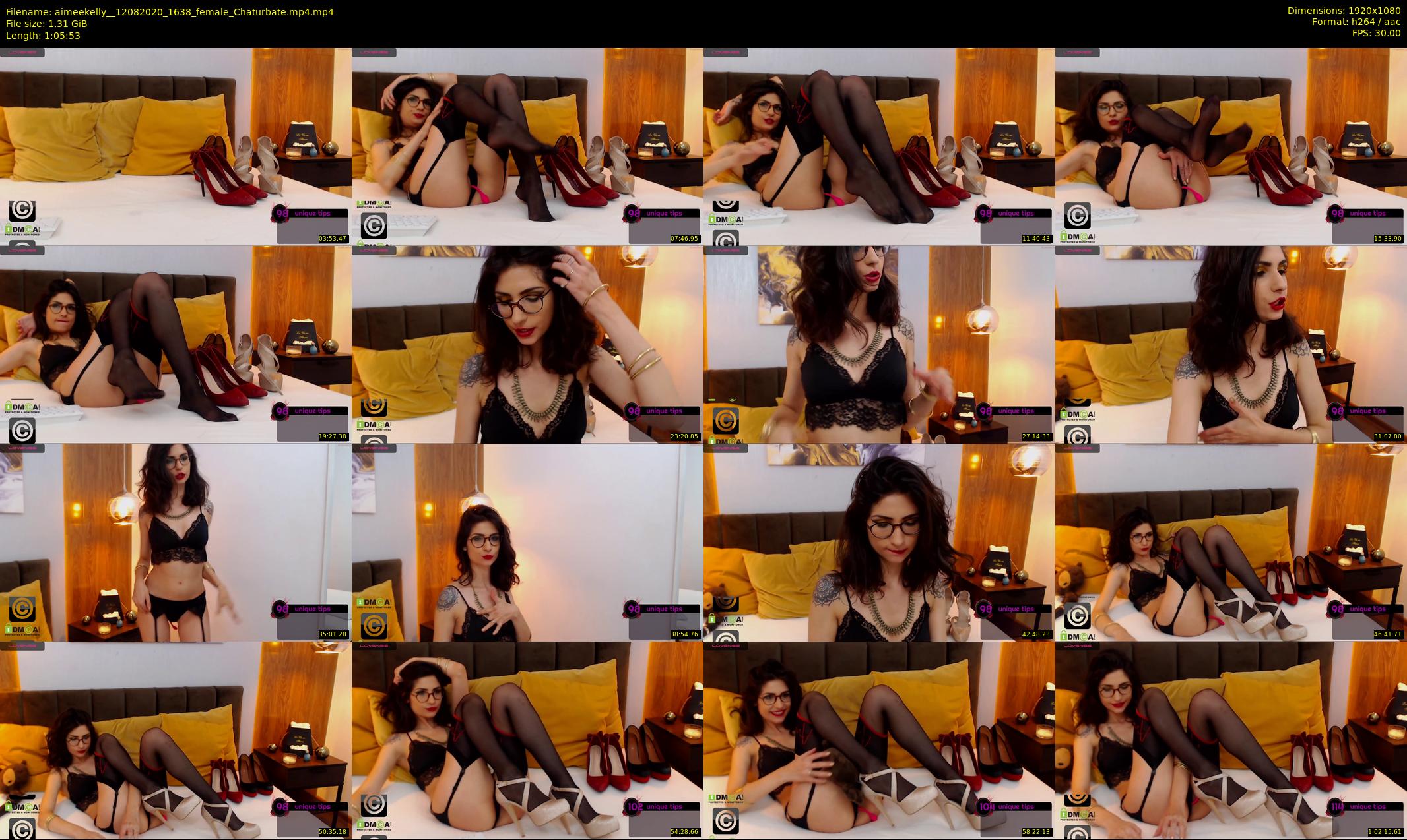 aimeekelly_ — 66 minute Chaturbate female cam show recording, 1080p, Aug 12, 2020