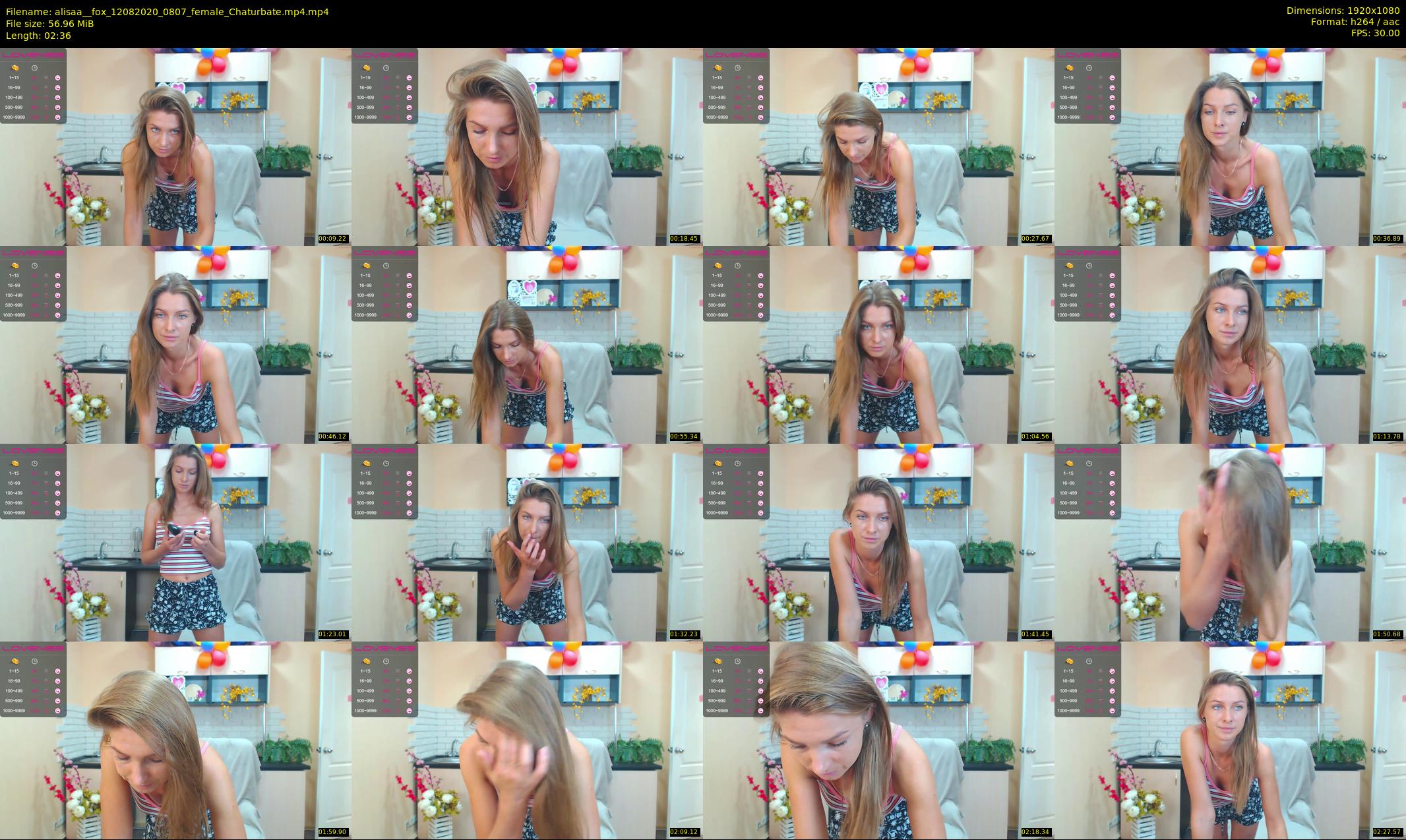 alisaa__fox — 3 minute Chaturbate female cam show recording, 1080p, Aug 12, 2020