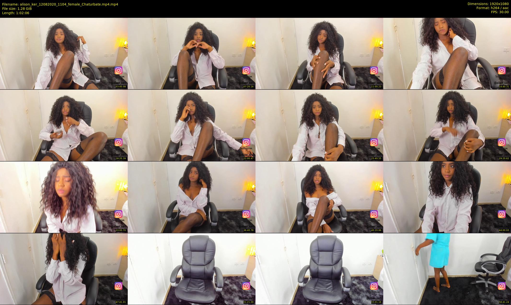 alison_ker — 63 minute Chaturbate female cam show recording, 1080p, Aug 12, 2020