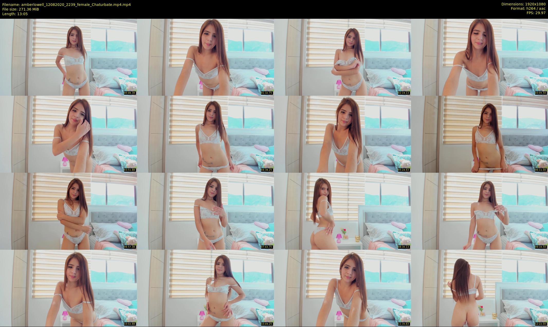 amberlowell — 14 minute Chaturbate female cam show recording, 1080p, Aug 12, 2020