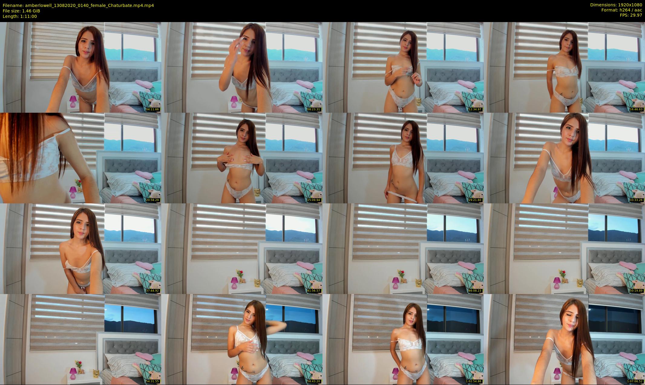 amberlowell — 71 minute Chaturbate female cam show recording, 1080p, Aug 13, 2020