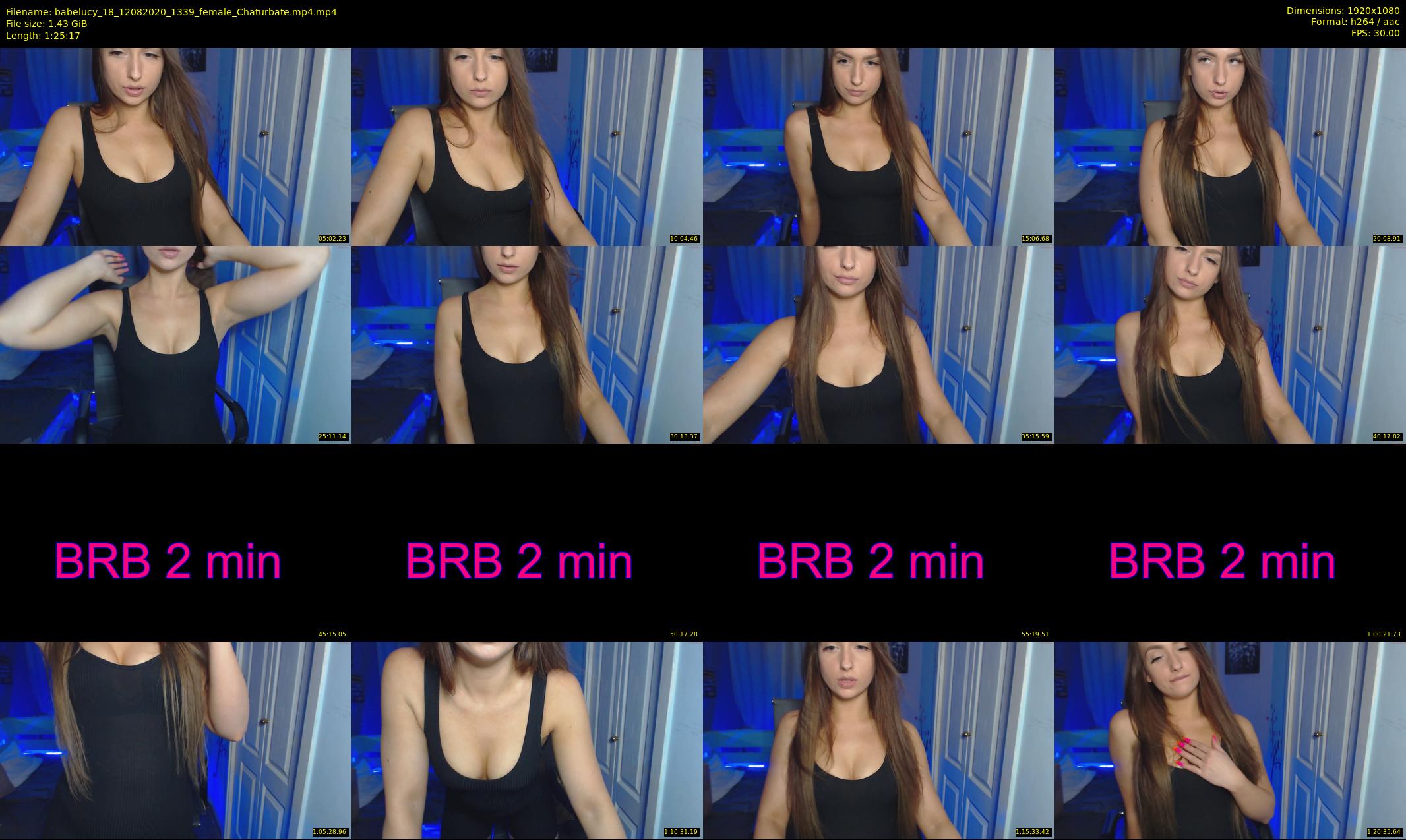 babelucy_18 — 86 minute Chaturbate female cam show recording, 1080p, Aug 12, 2020