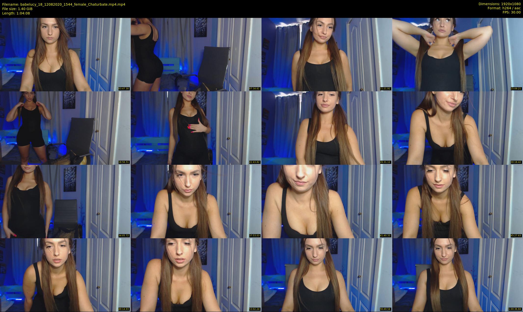 babelucy_18 — 65 minute Chaturbate female cam show recording, 1080p, Aug 12, 2020