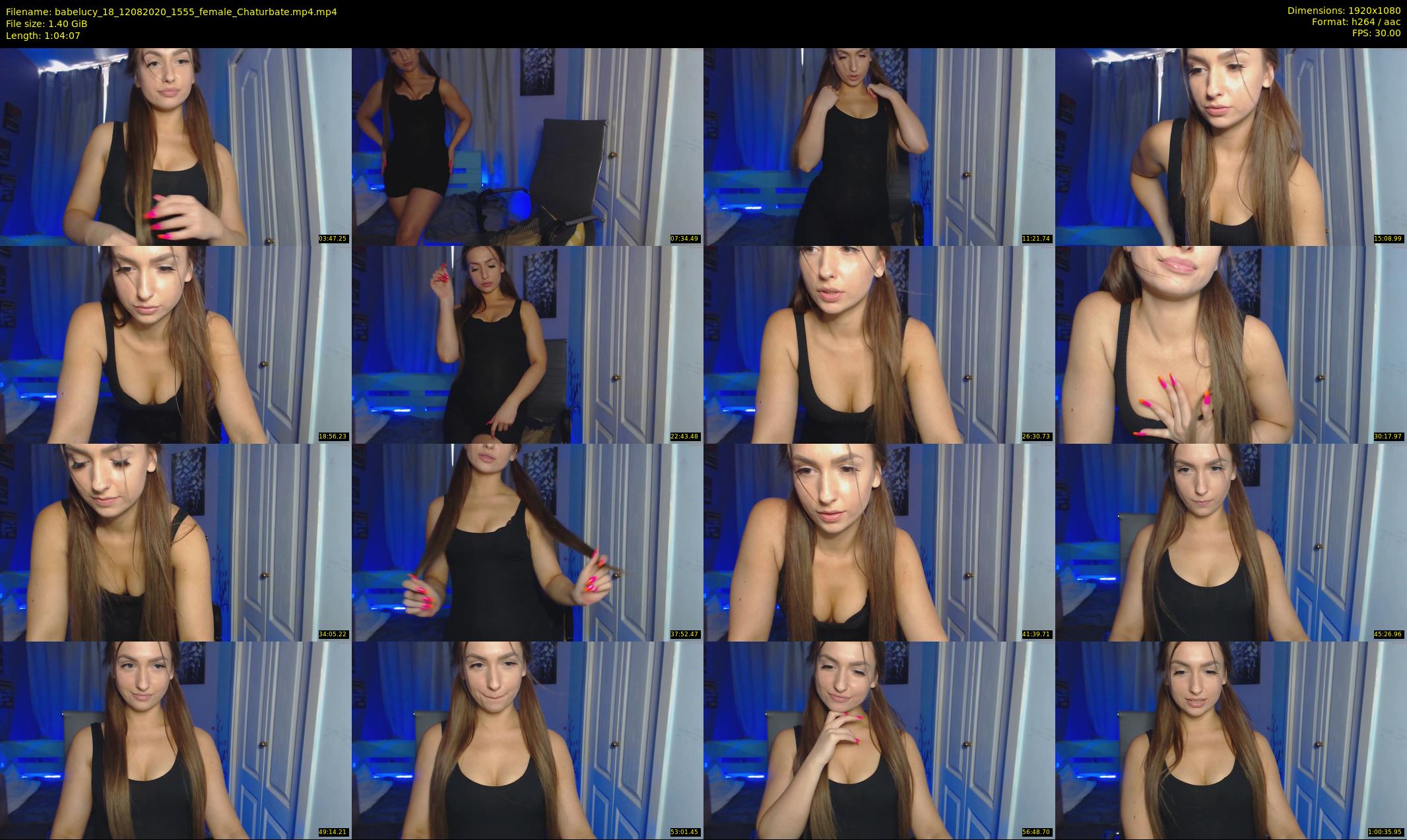 babelucy_18 — 65 minute Chaturbate female cam show recording, 1080p, Aug 12, 2020