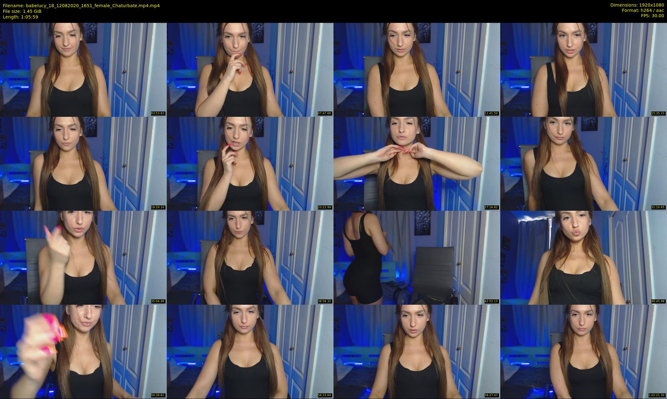 babelucy_18 — 66 minute Chaturbate female cam show recording, 1080p, Aug 12, 2020