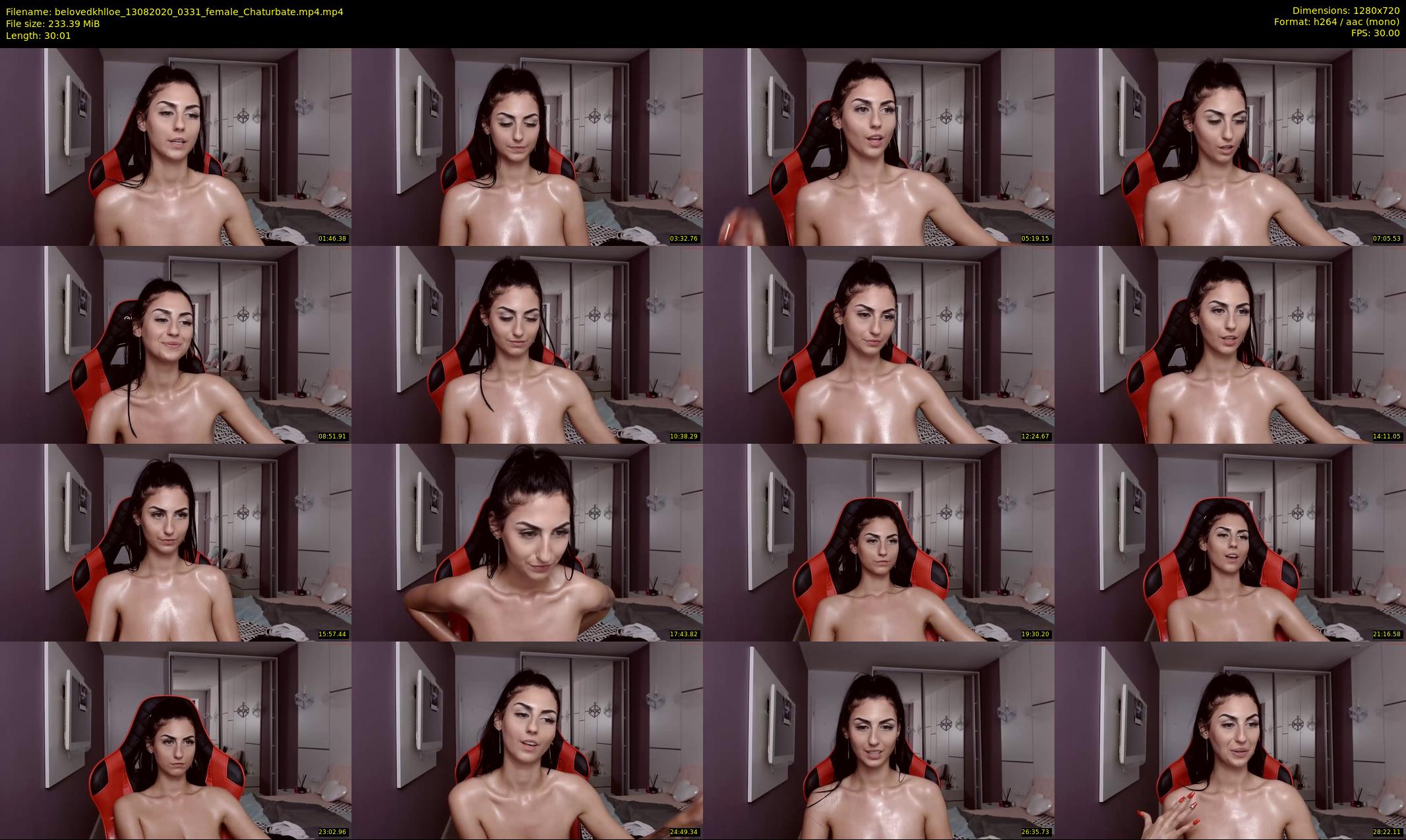 belovedkhlloe — 31 minute Chaturbate female cam show recording, 720p, Aug 13, 2020