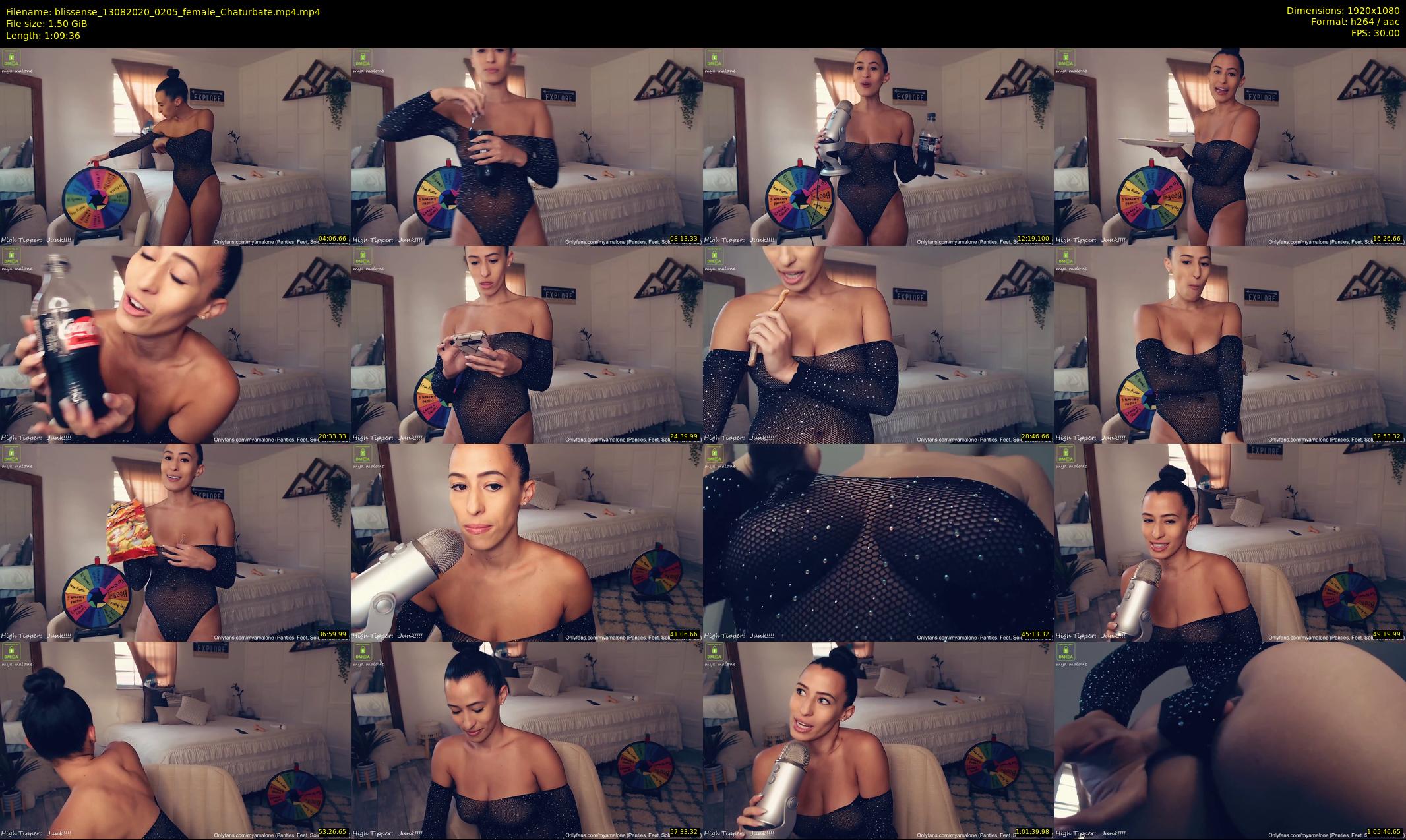 blissense — 70 minute Chaturbate female cam show recording, 1080p, Aug 13, 2020