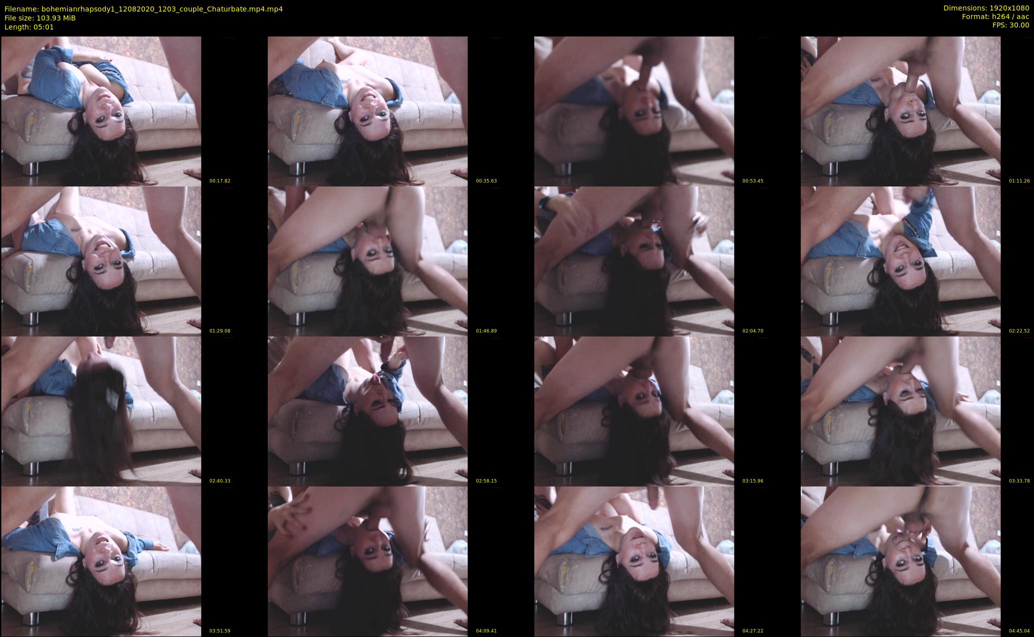 bohemianrhapsody1 — 6 minute Chaturbate couple cam show recording, 1080p, Aug 12, 2020